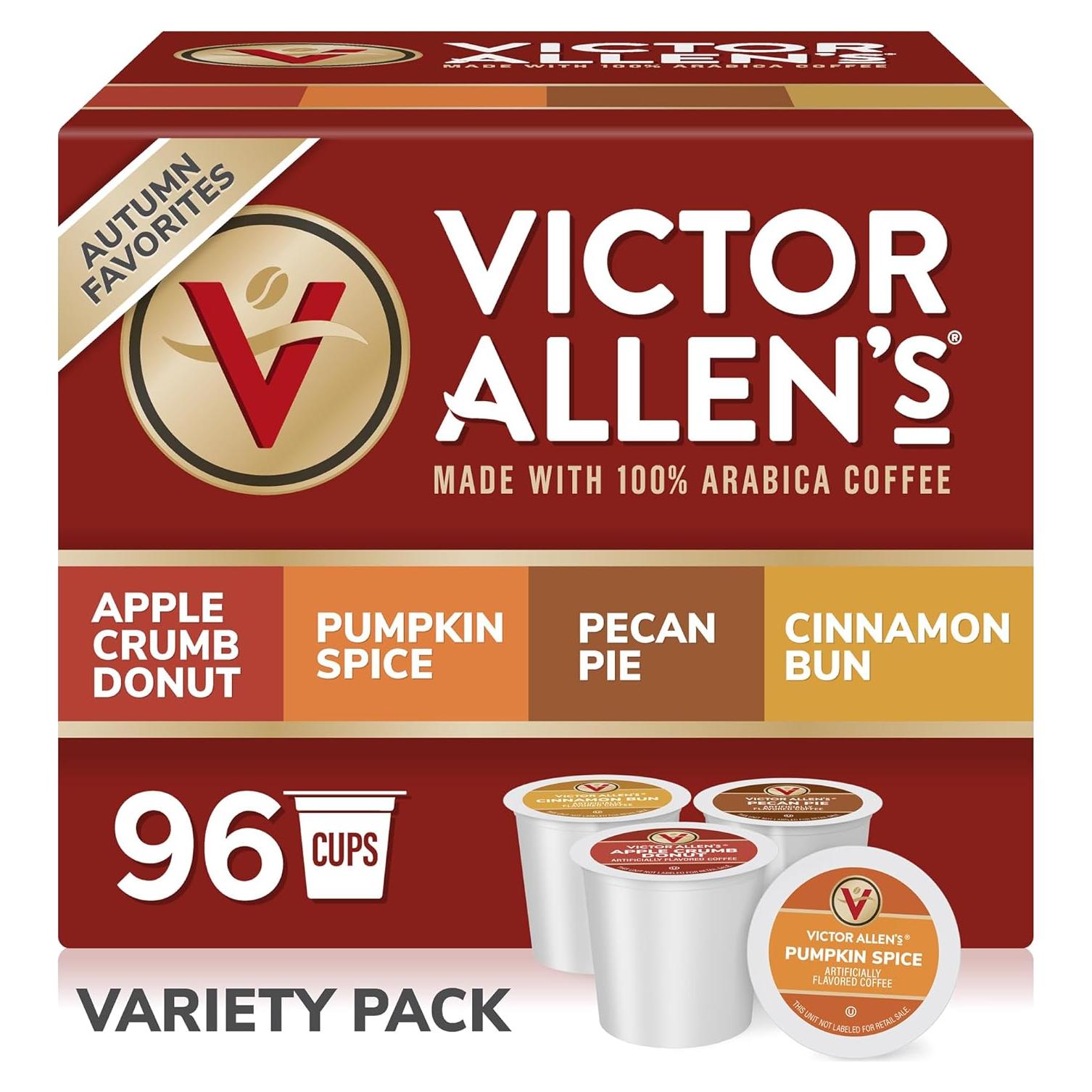 Cápsulas de Café Victor Allen Otoño 96 Unidades - Variedad