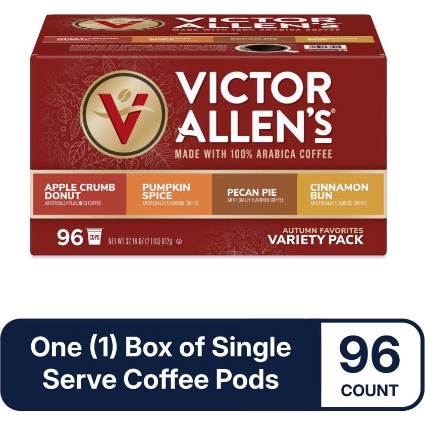 Cápsulas de Café Victor Allen Otoño 96 Unidades - Variedad