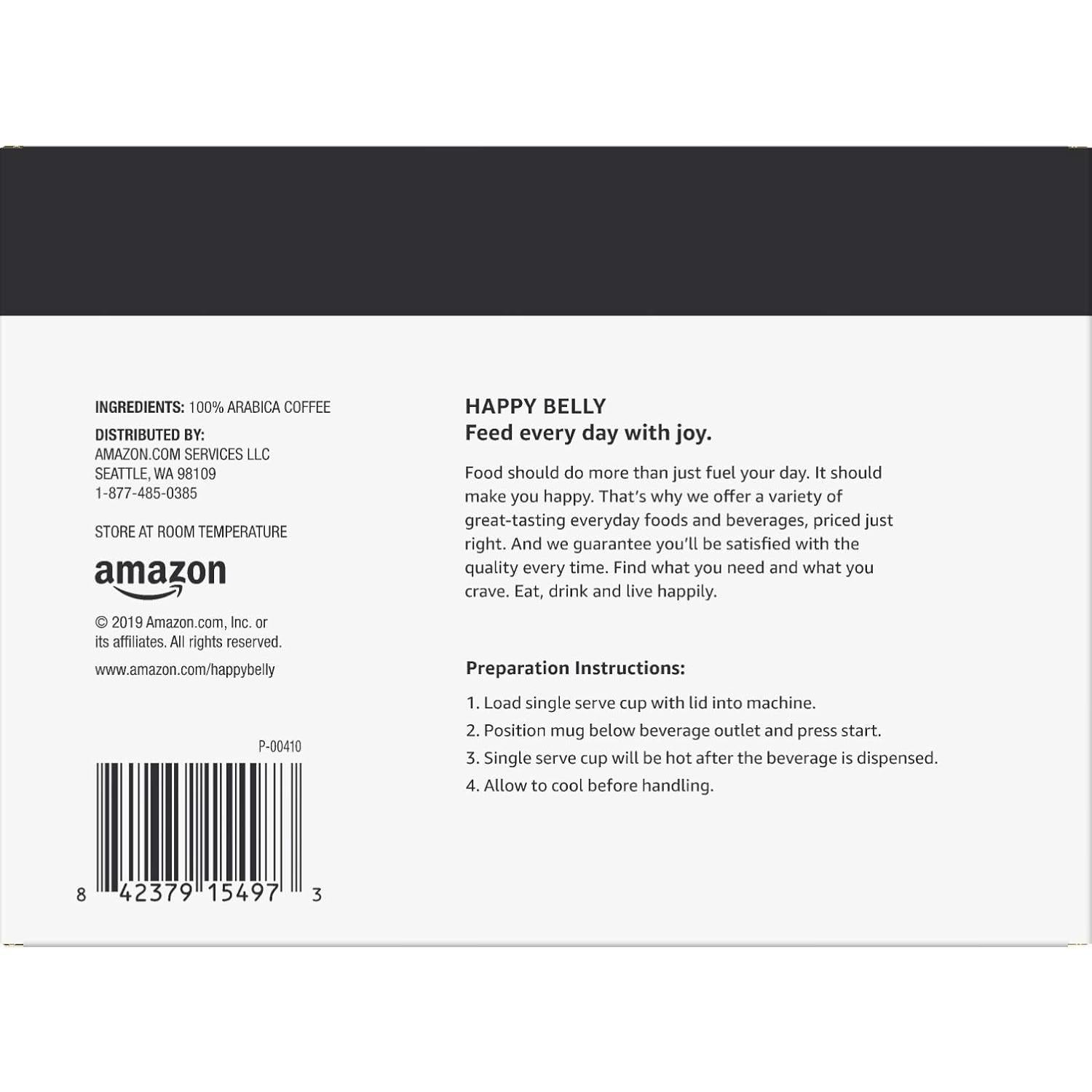 Cápsulas de Café Happy Belly Tostado Oscuro 100 Unidades