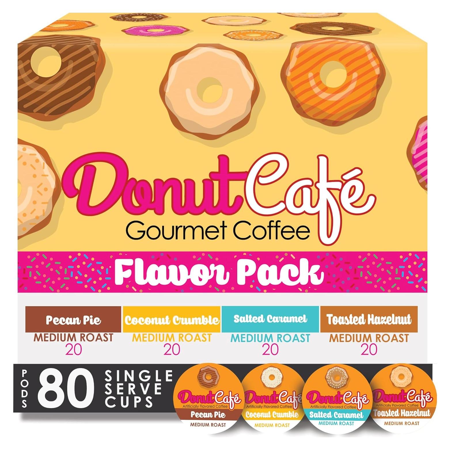 Cápsulas de Café Gourmet Donut Café - Variedad 80 Unidades