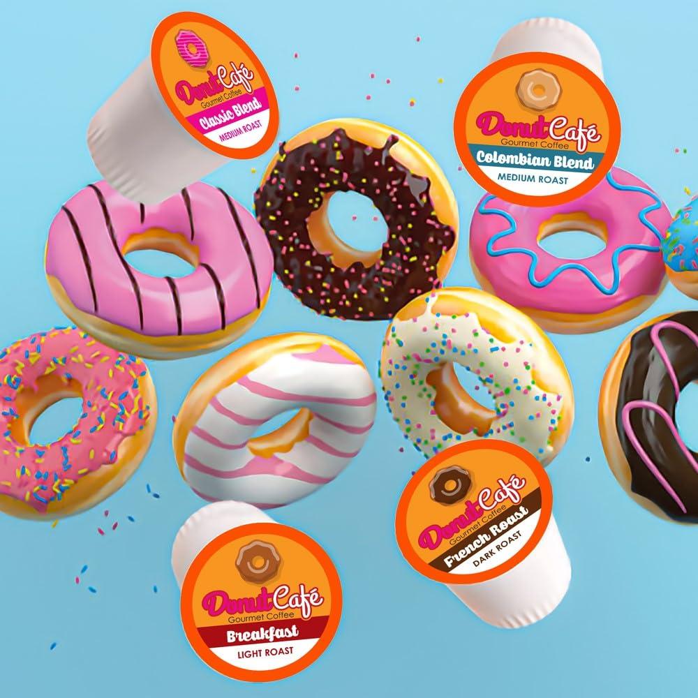 Cápsulas de Café Gourmet Donut Café - Variedad 80 Unidades