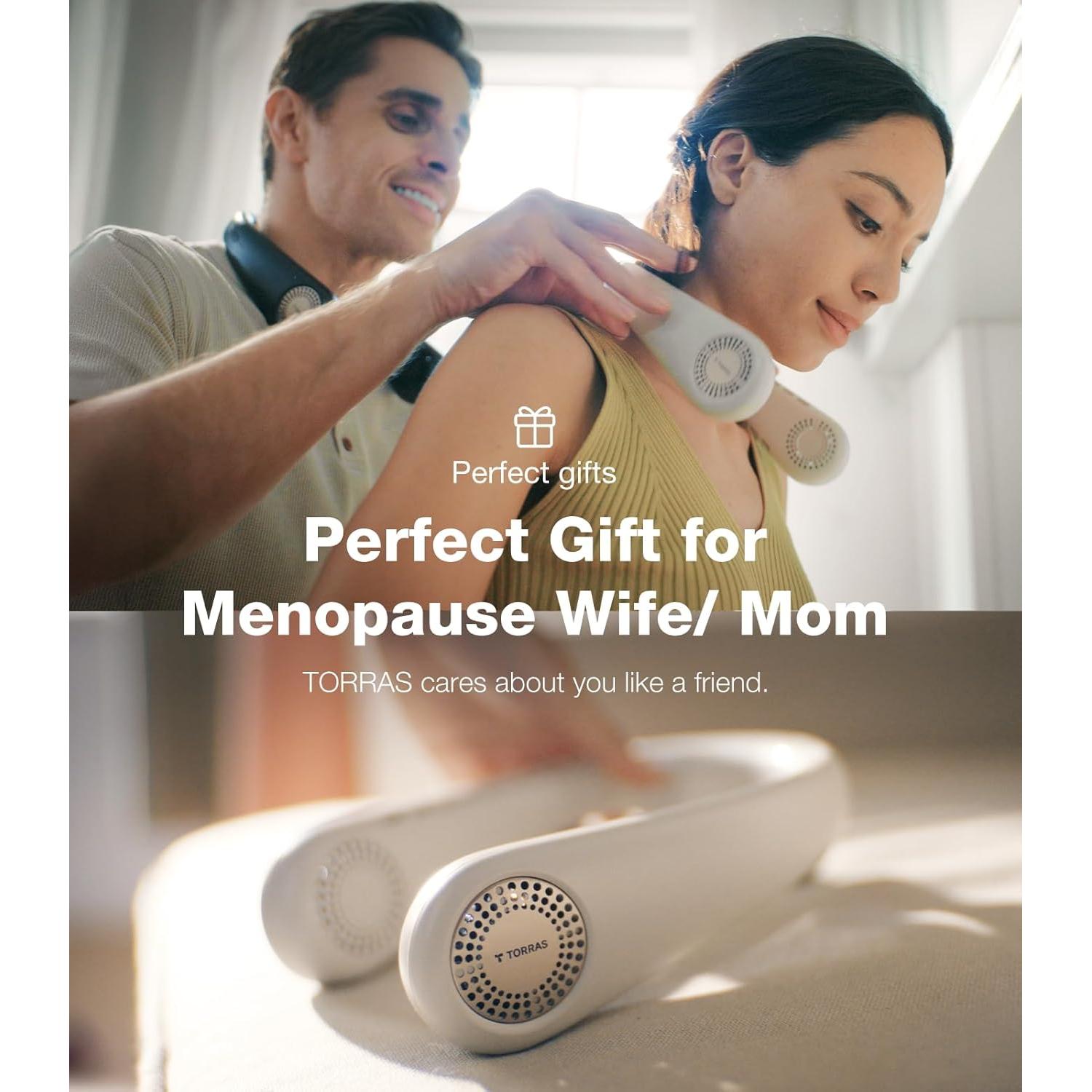 Ventilador de Cuello TORRAS COOLiFY Aire 2025 Negro, Enfriamiento Pro