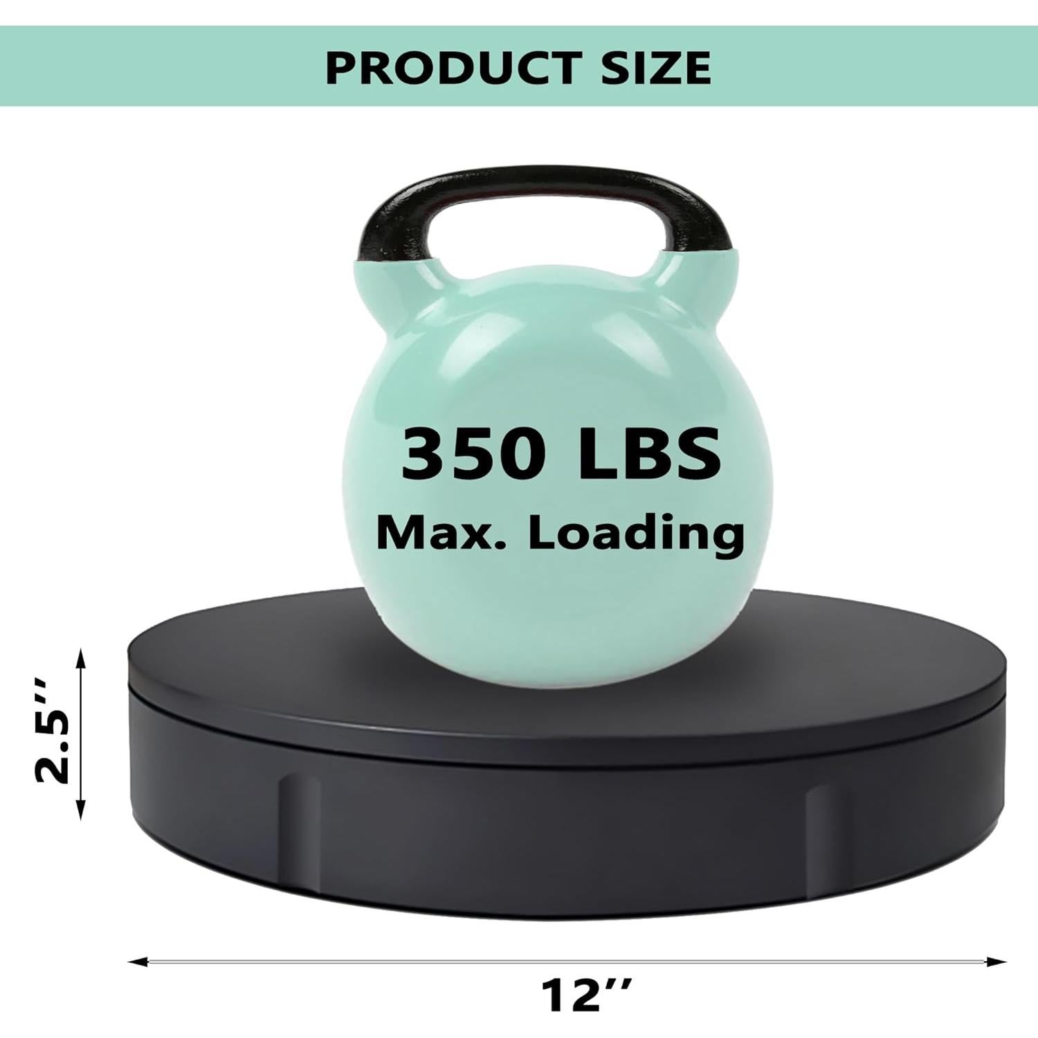 Plataforma Giratoria PROLEE 30,48 cm 350 kg Control Remoto