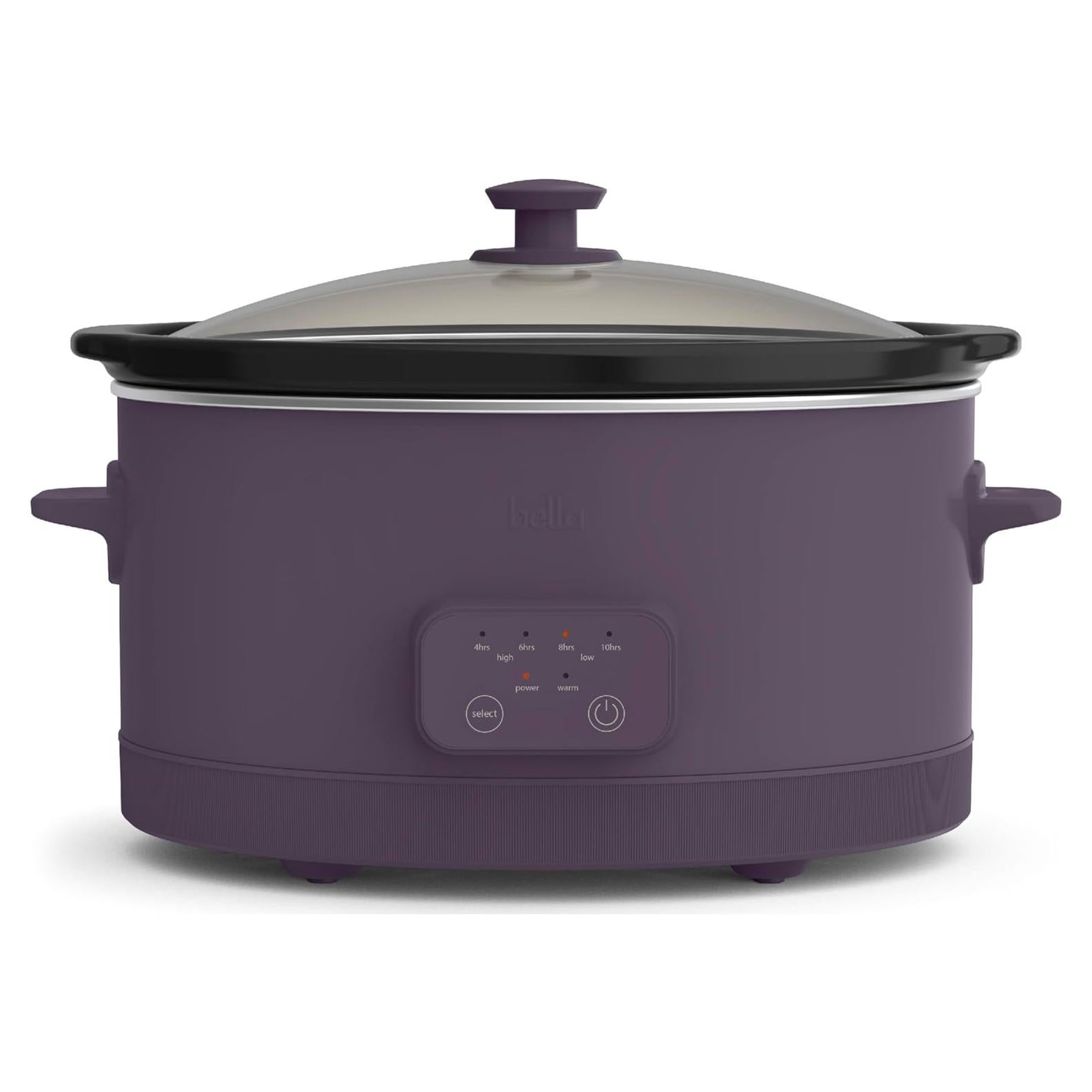 Olla de Cocción Lenta Programable BELLA 6 Qt Ciruela