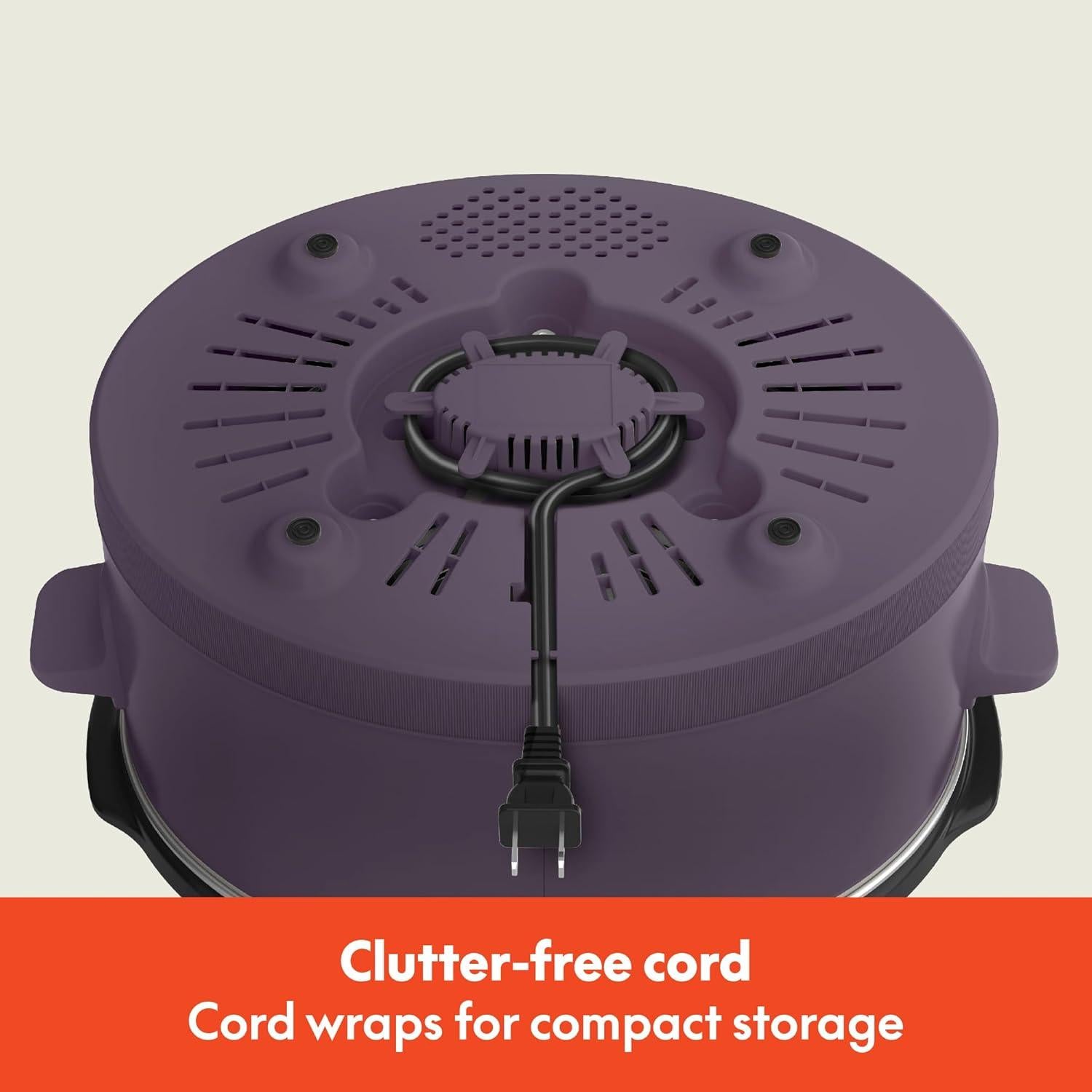 Olla de Cocción Lenta Programable BELLA 6 Qt Ciruela