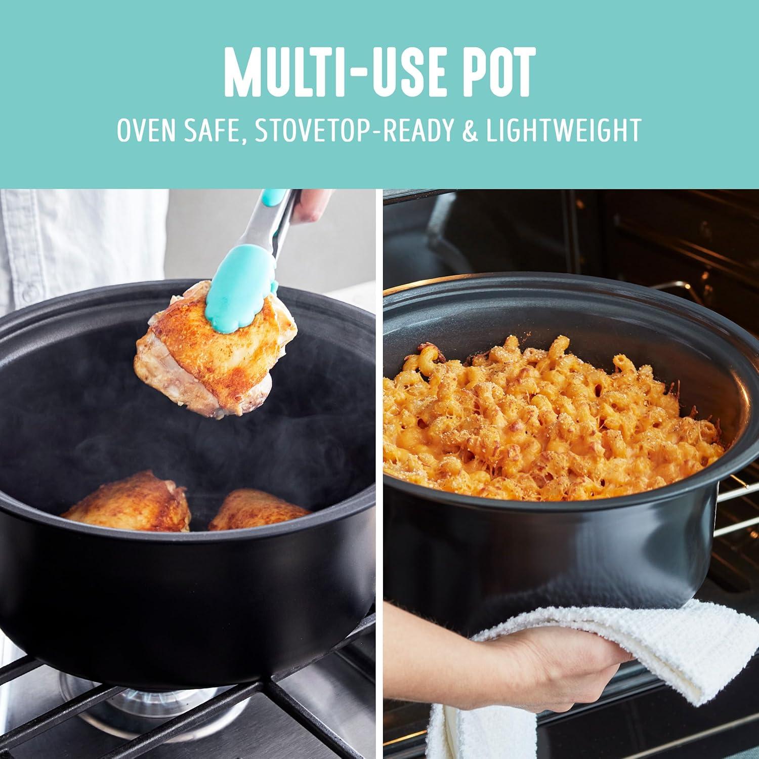 Olla de Cocción Lenta GreenLife 6QT Cerámica Antiadherente