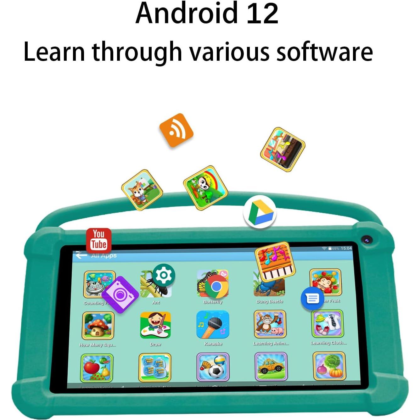 Tablet ATOZEE 7" para Niños 4GB/32GB Android Control Parental