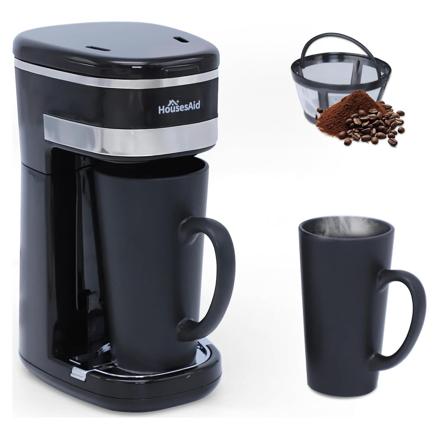 Cafetera de Una Taza HousesAid 450ml Portátil para Camping