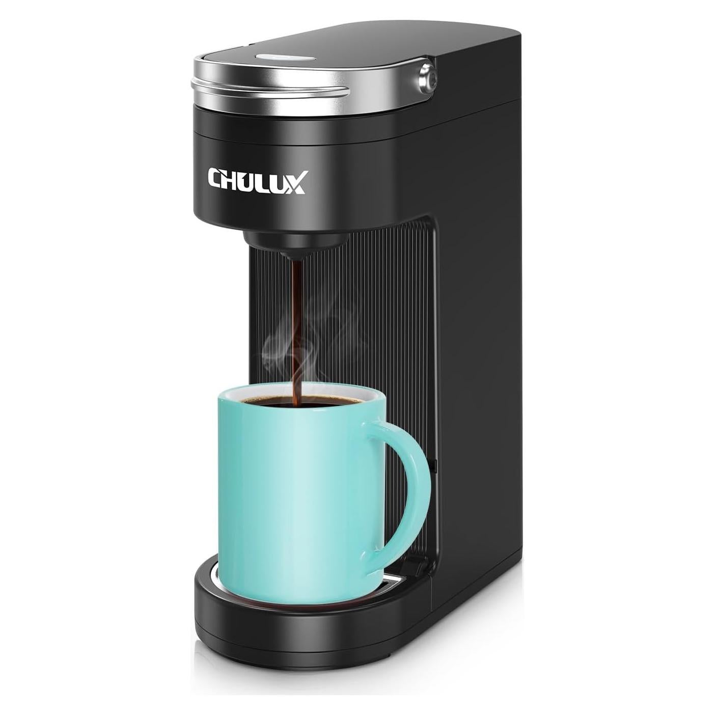Cafetera Compacta CHULUX de Una Taza para K Cup 1.18 kg