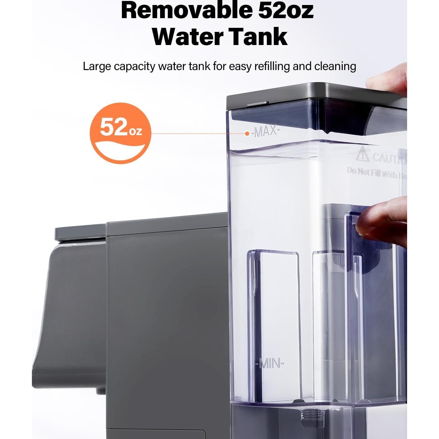 Cafetera K Cup TWOMEOW KM802-GY 1 Taza 52oz Gris