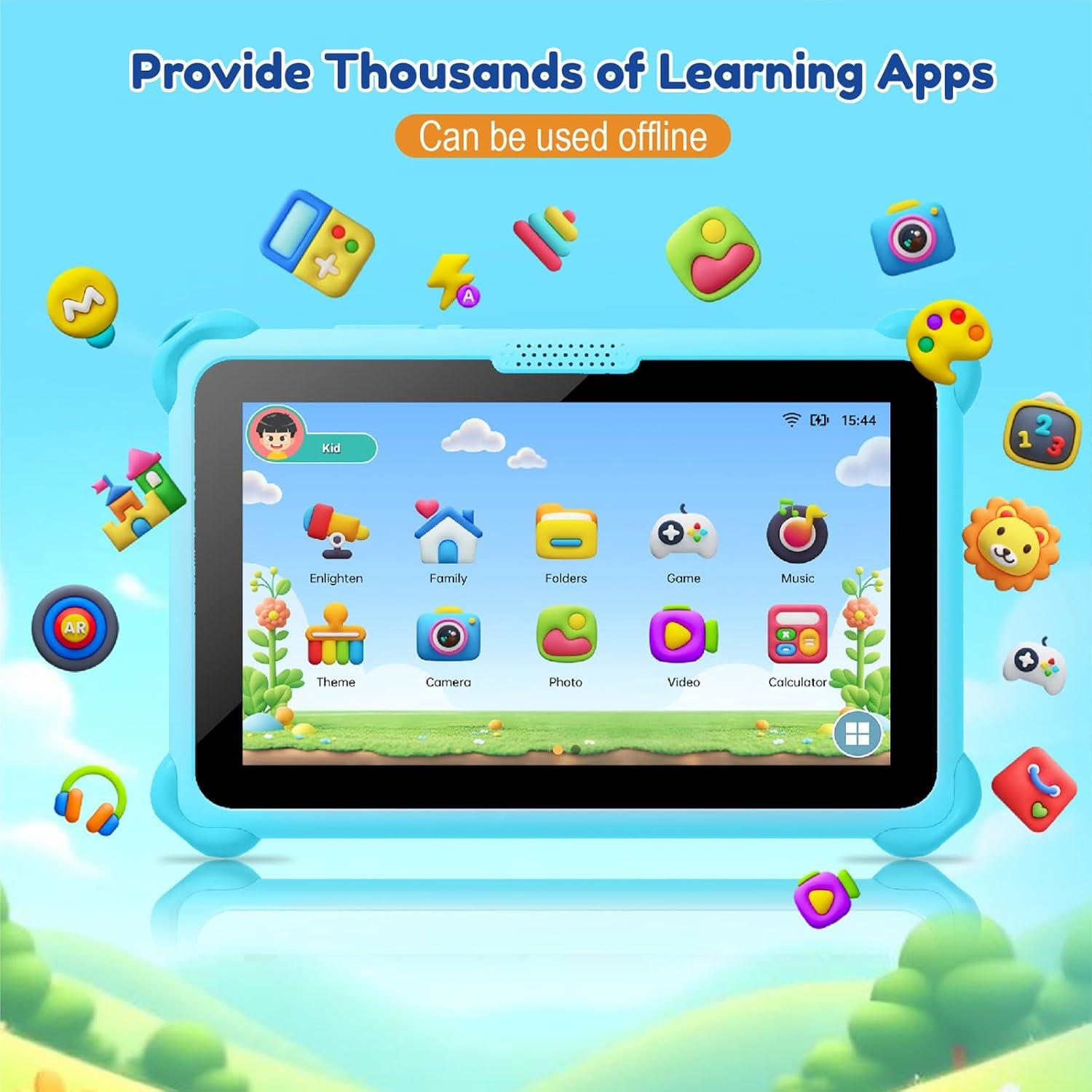 Tableta Android 7" Trayoo KIDS710 32GB para Niños Azul