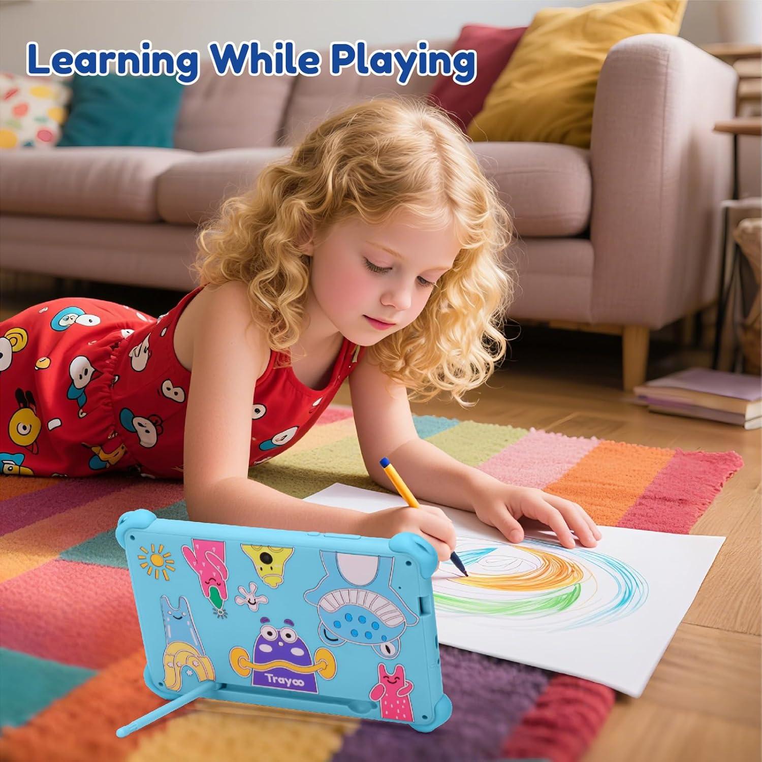 Tableta Android 7" Trayoo KIDS710 32GB para Niños Azul