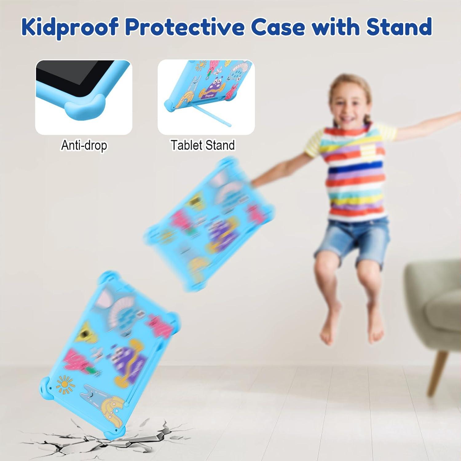 Tableta Android 7" Trayoo KIDS710 32GB para Niños Azul