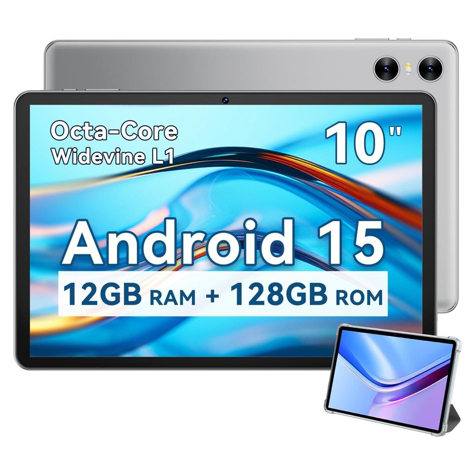 Tableta Android 15 SVITOO P10GY 10" 12GB RAM 128GB Gris