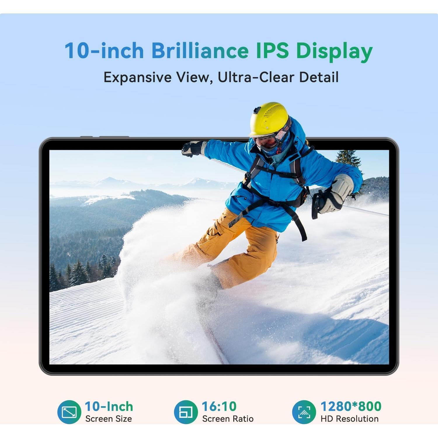 Tableta Android 15 SVITOO P10GY 10" 12GB RAM 128GB Gris