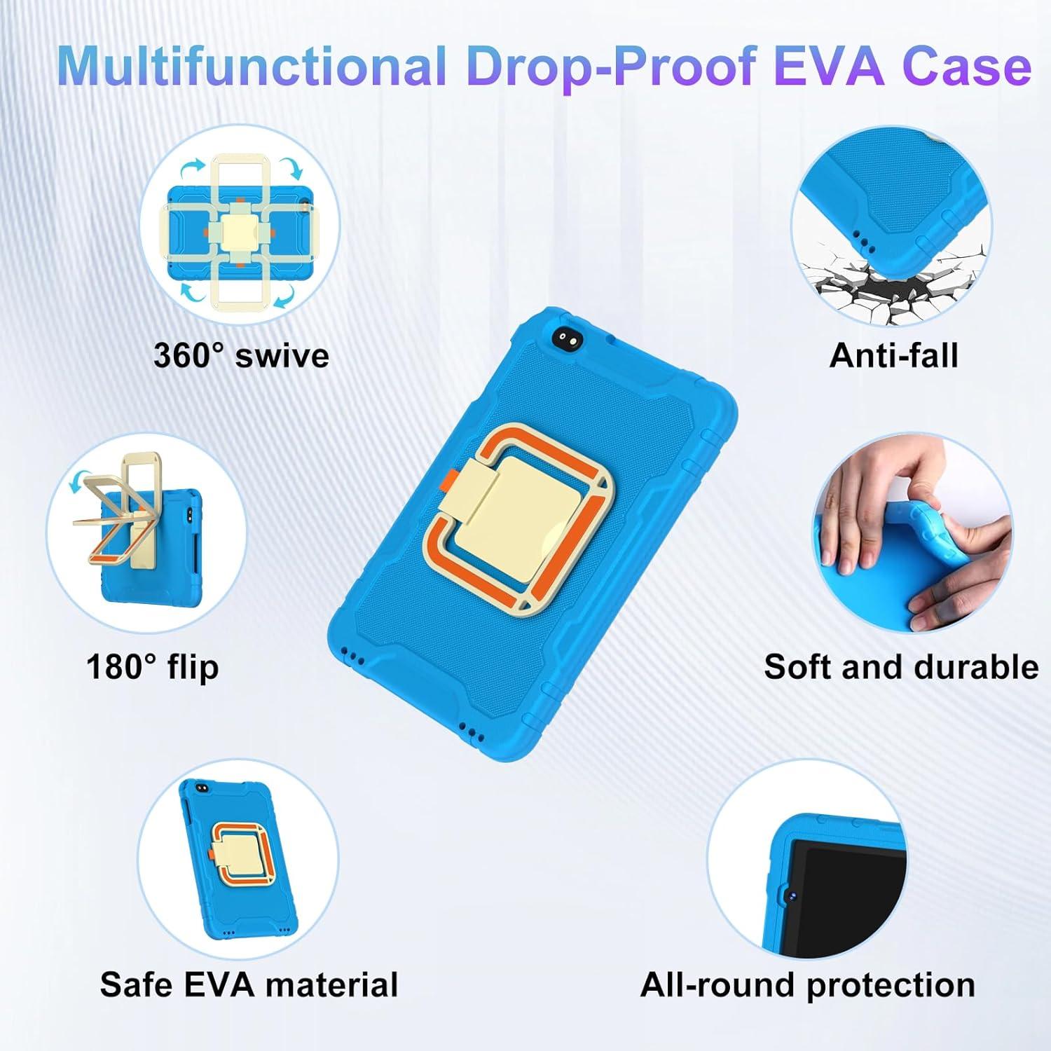 Tableta Android 14 JUEDUR R500 10.1" 22GB+128GB 8000mAh Azul