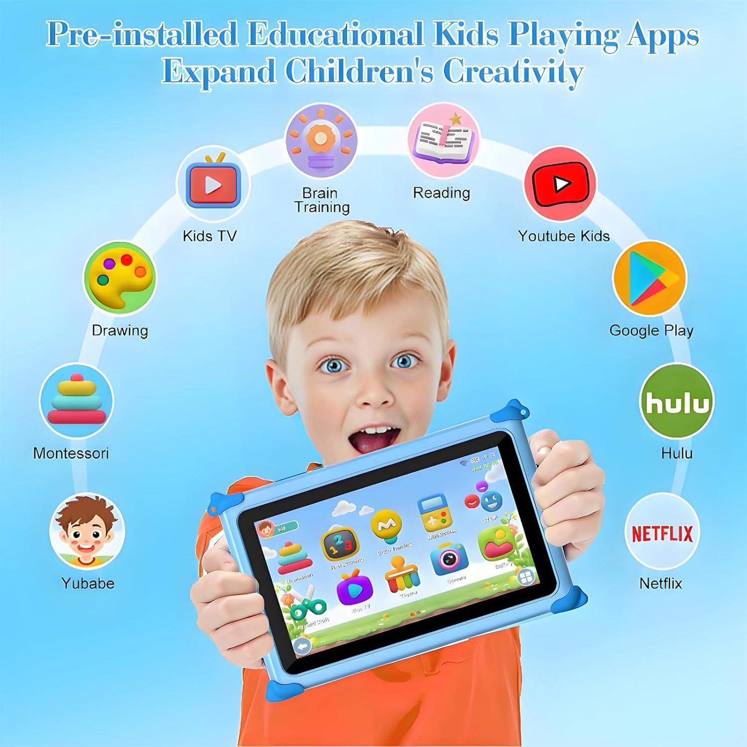 Tableta para Niños Zcobro 7" Android 32GB con Control Parental