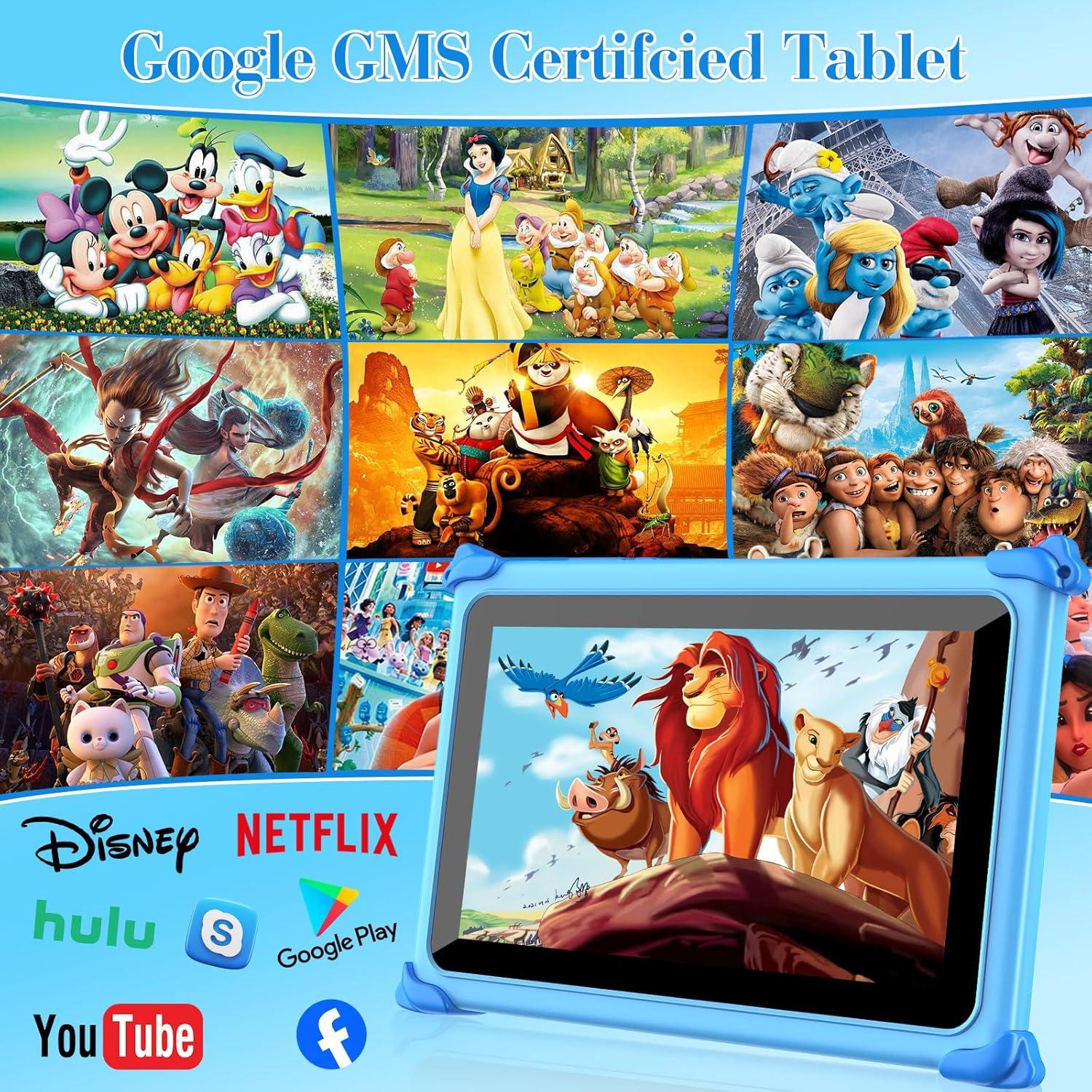 Tableta para Niños Zcobro 7" Android 32GB con Control Parental