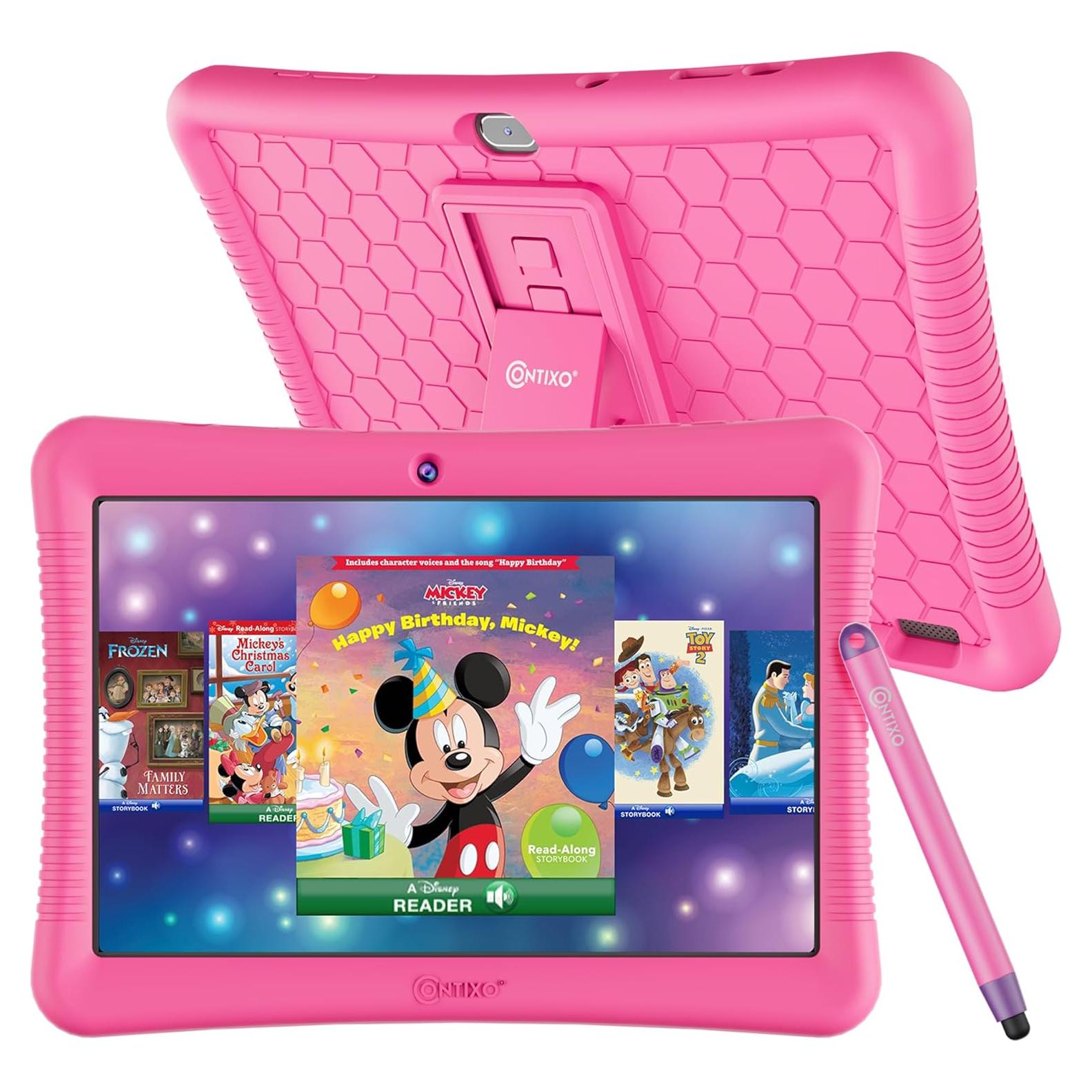 Tableta Android Contixo K102 para Niños 10" 32GB Rosa