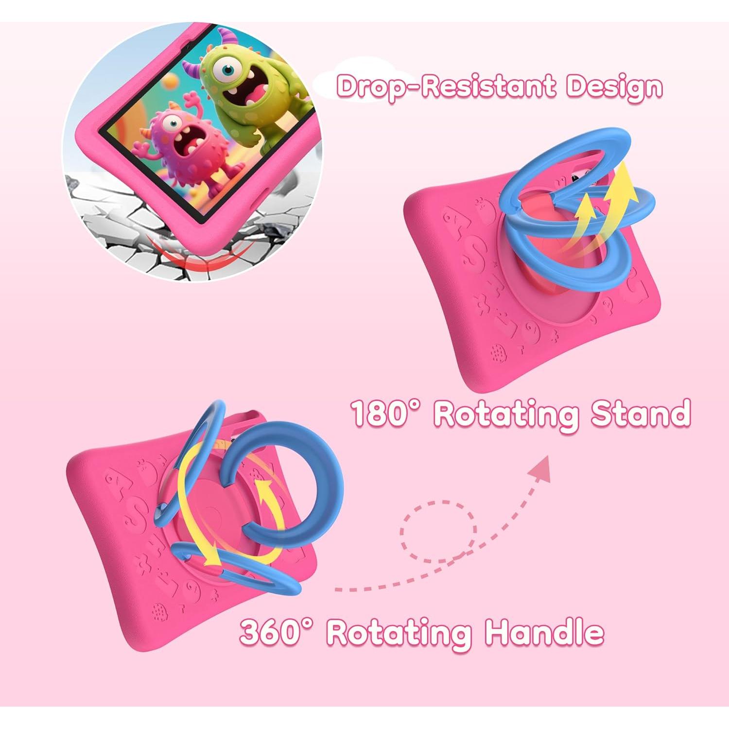 Tableta Android 14 para Niños SVITOO P10PKIDS 10" Rosa