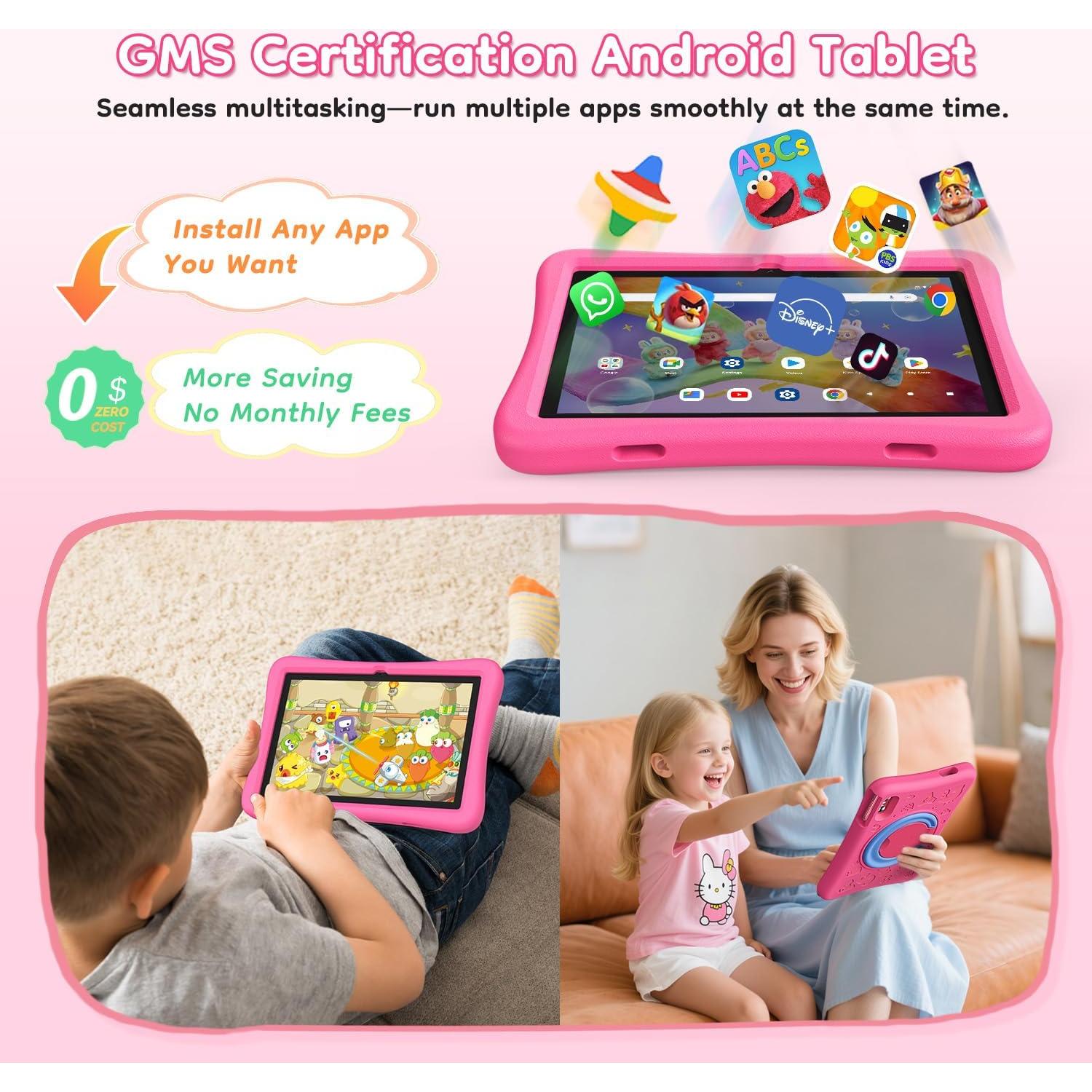 Tableta Android 14 para Niños SVITOO P10PKIDS 10" Rosa