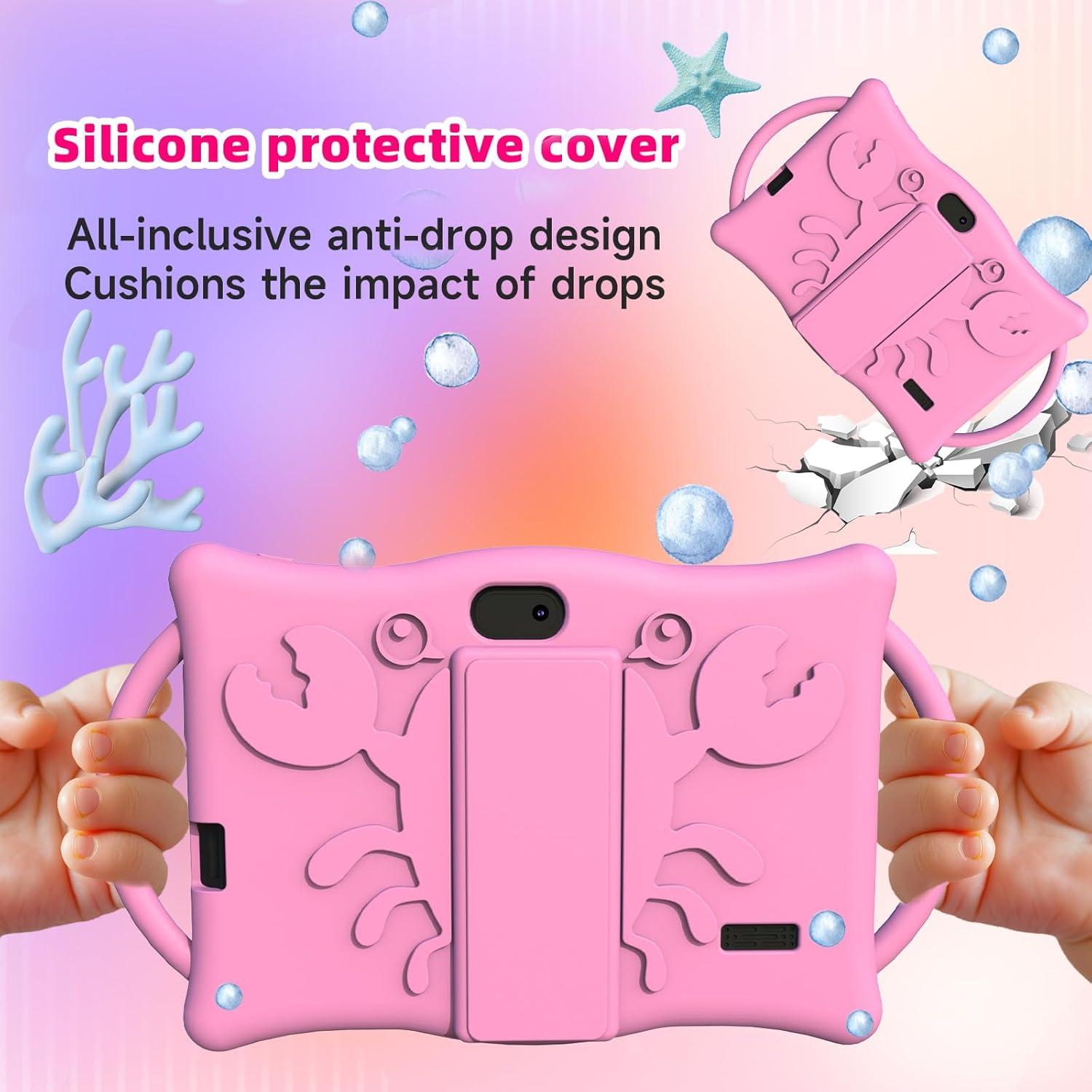 Tableta para Niños Aheadlink Q8K PRO 7" Android 14 Rosa