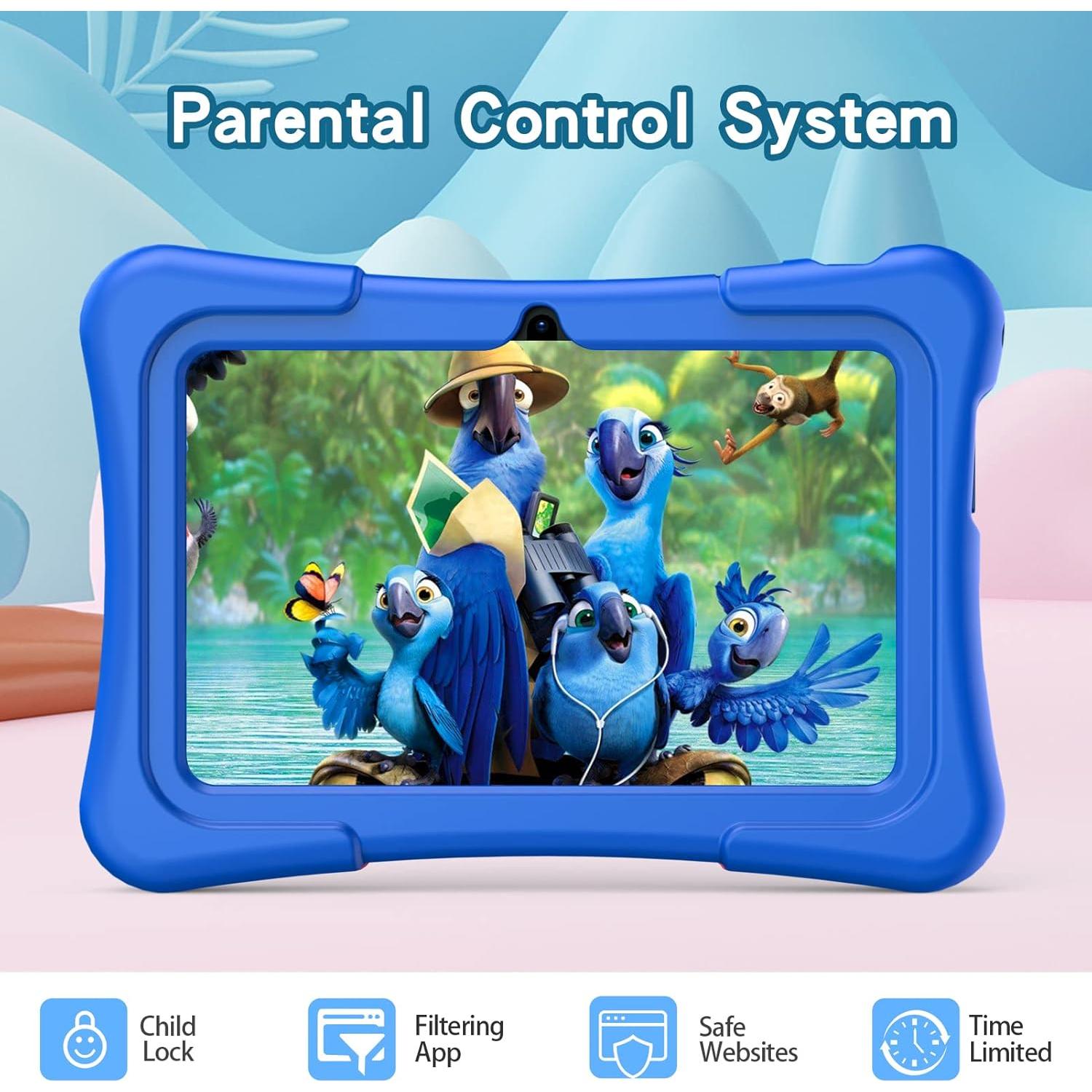 Tableta PRITOM K7 Pro 7" para Niños 32GB WiFi Bluetooth