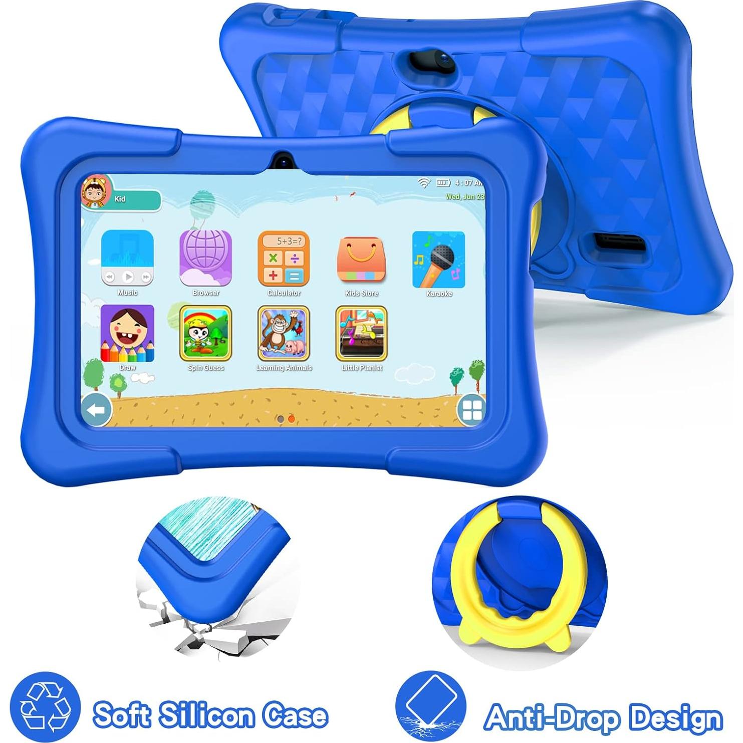 Tableta PRITOM K7 Pro 7" para Niños 32GB WiFi Bluetooth