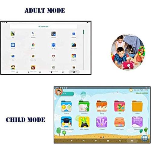 Tableta para Niños TOPELOTEK 7" Android 32GB Rojo con Control Parental