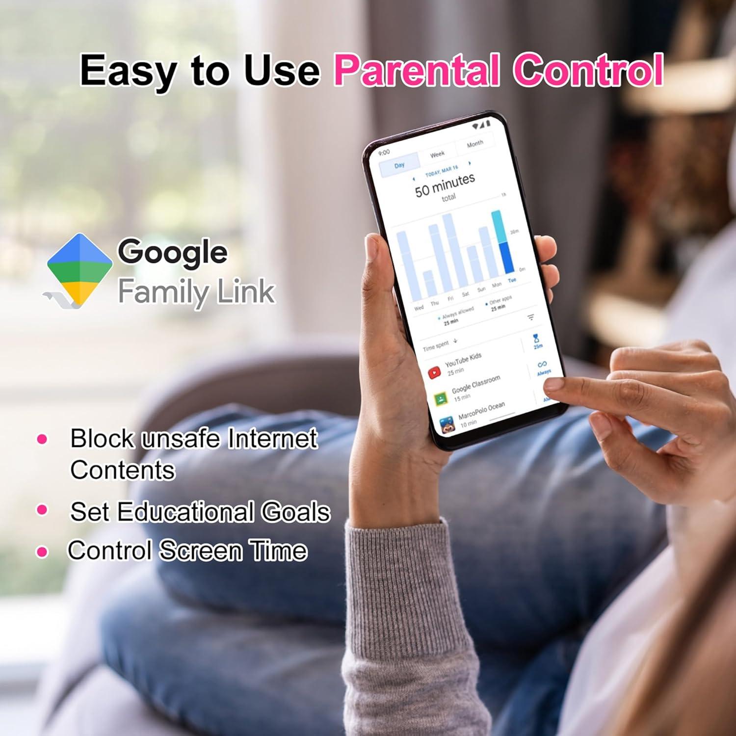 Tableta de Aprendizaje Contixo V10A 7" Rosa 32GB para Niños