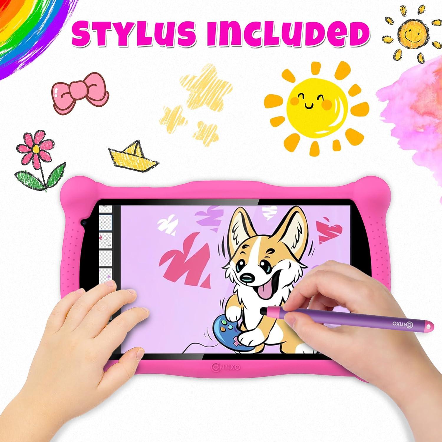 Tableta de Aprendizaje Contixo V10A 7" Rosa 32GB para Niños