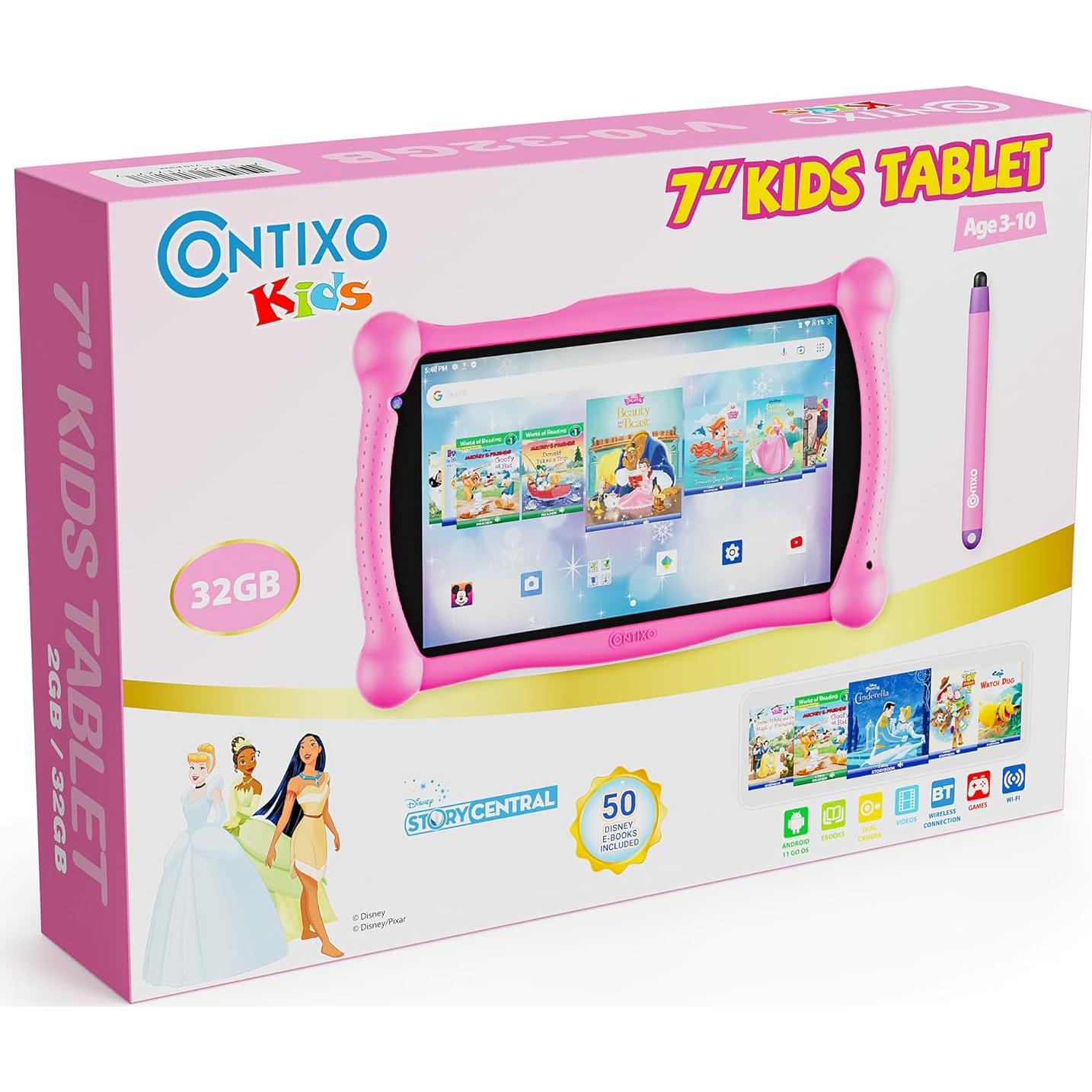 Tableta de Aprendizaje Contixo V10A 7" Rosa 32GB para Niños