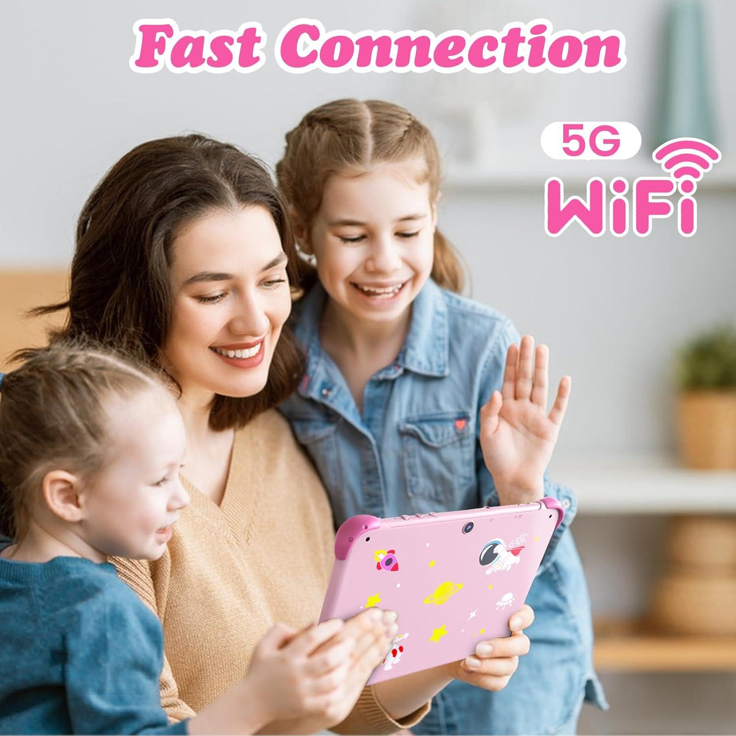 Tableta para Niños 10 Pulgadas Tbltaca Y101 32GB Rosa