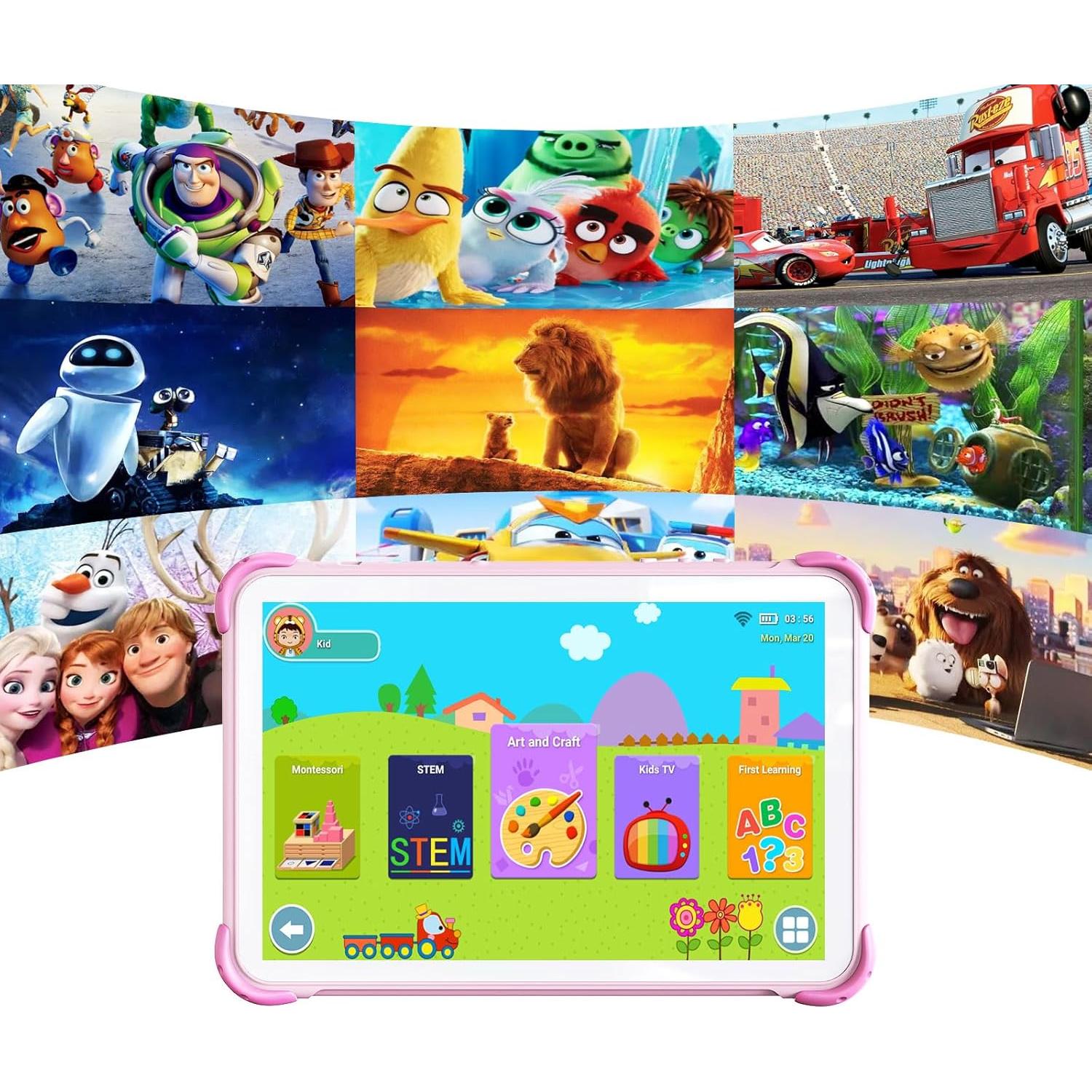 Tableta para Niños 10 Pulgadas Tbltaca Y101 32GB Rosa