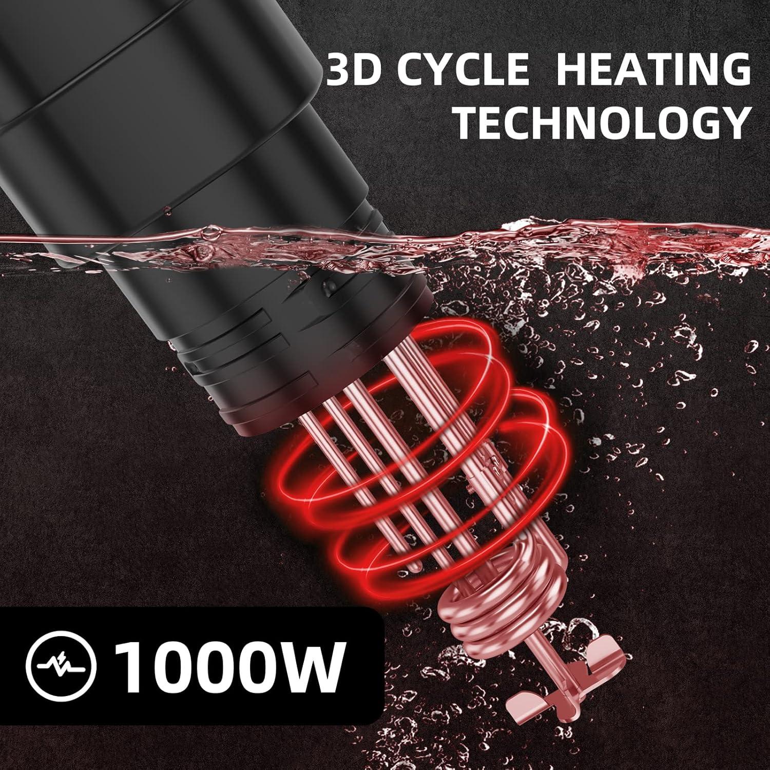 Máquina Sous Vide Rocyis 1000W con Tapa y Recetas