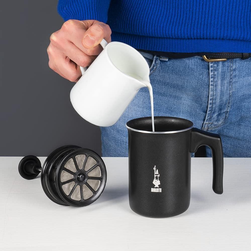 Espumador de Leche Bialetti Tutto Crema 1L Manual Negro
