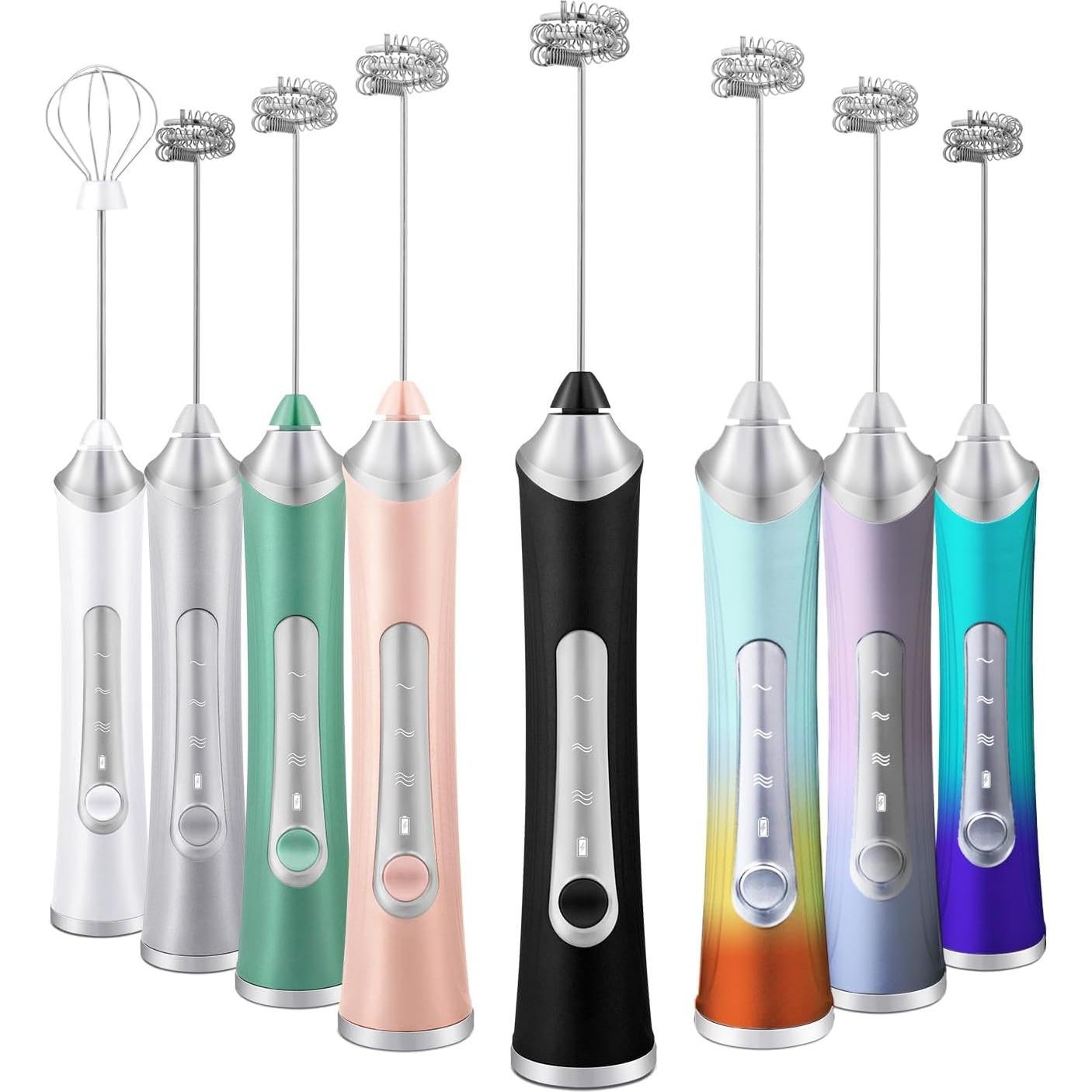 Batidora de Leche Eléctrica Dejaf A-01, 3 Velocidades, Negro