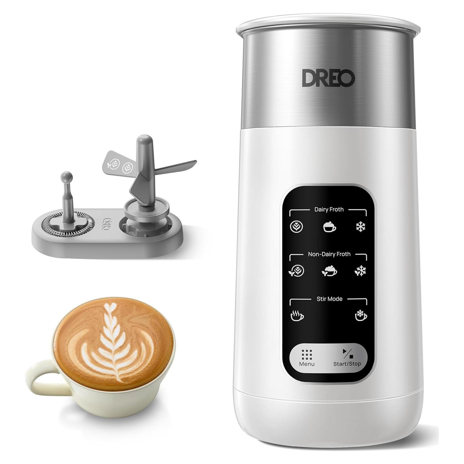 Espumador de Leche Dreo DR-KMF002 270ml 8-en-1 Blanco