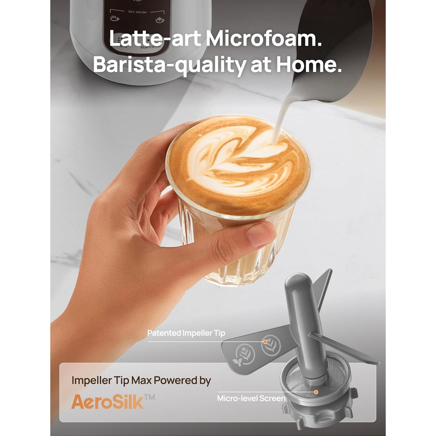 Espumador de Leche Dreo DR-KMF002 270ml 8-en-1 Blanco