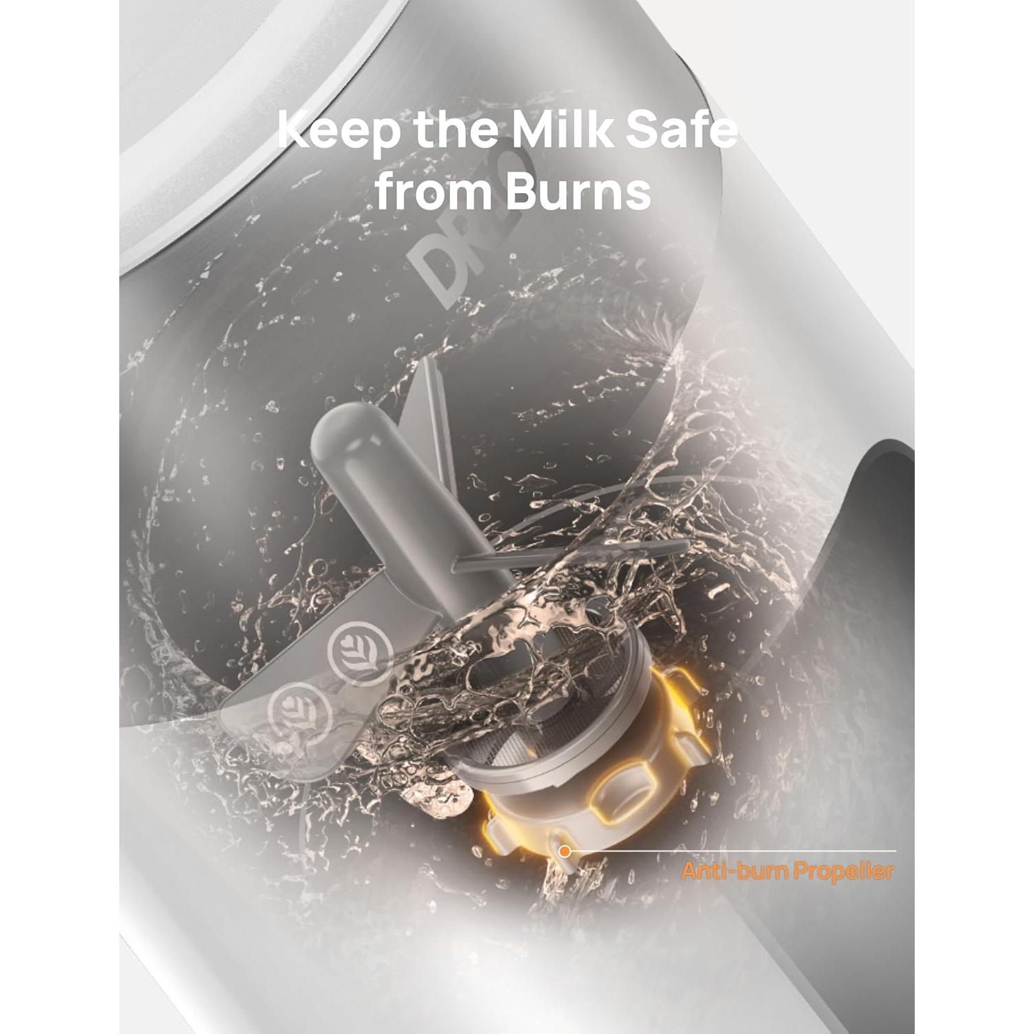 Espumador de Leche Dreo DR-KMF002 270ml 8-en-1 Blanco