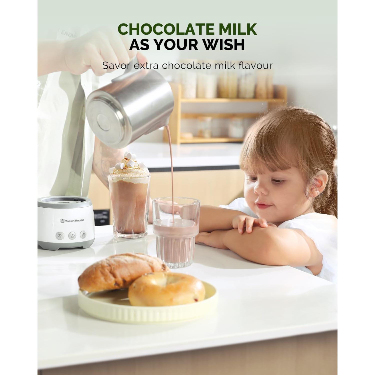 Espumador de Leche Eléctrico Maestri House 4-en-1 500ml 600W