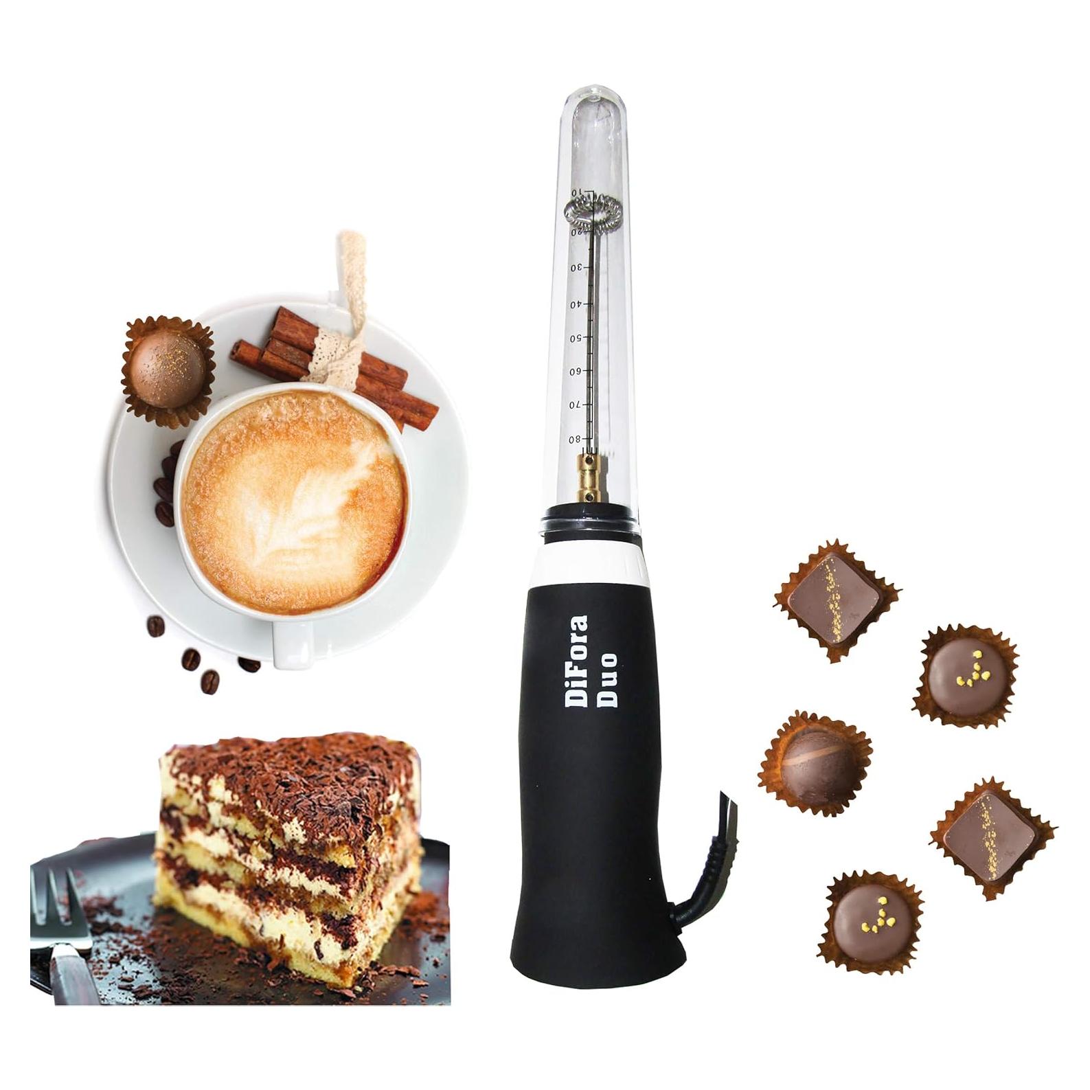 Espumador de Leche Difora Duo Premium 30W Velocidad Variable