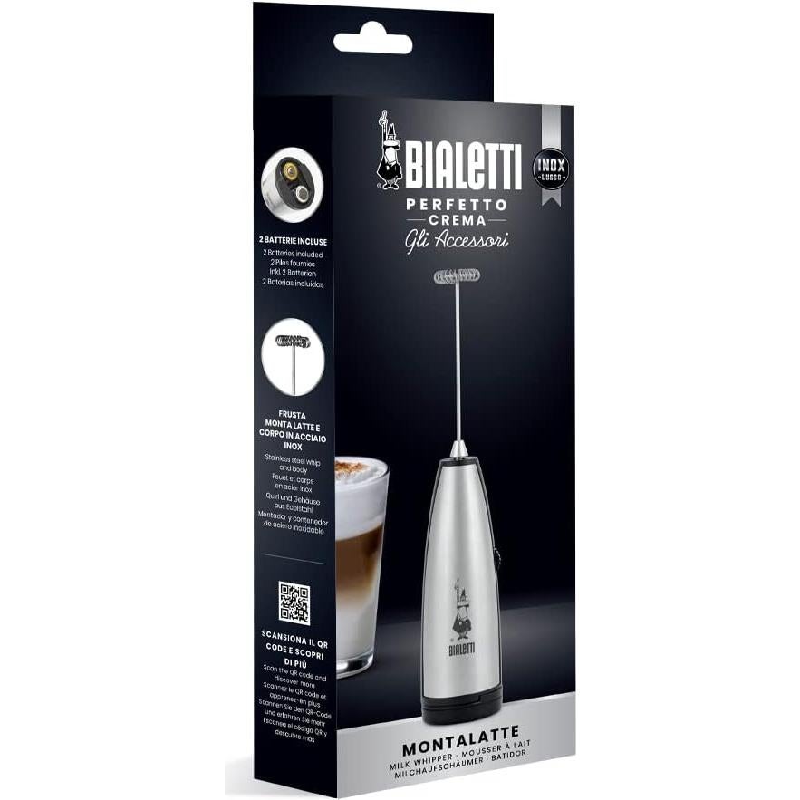 Espumador de Leche Bialetti, Acero Inoxidable, 30x20 cm