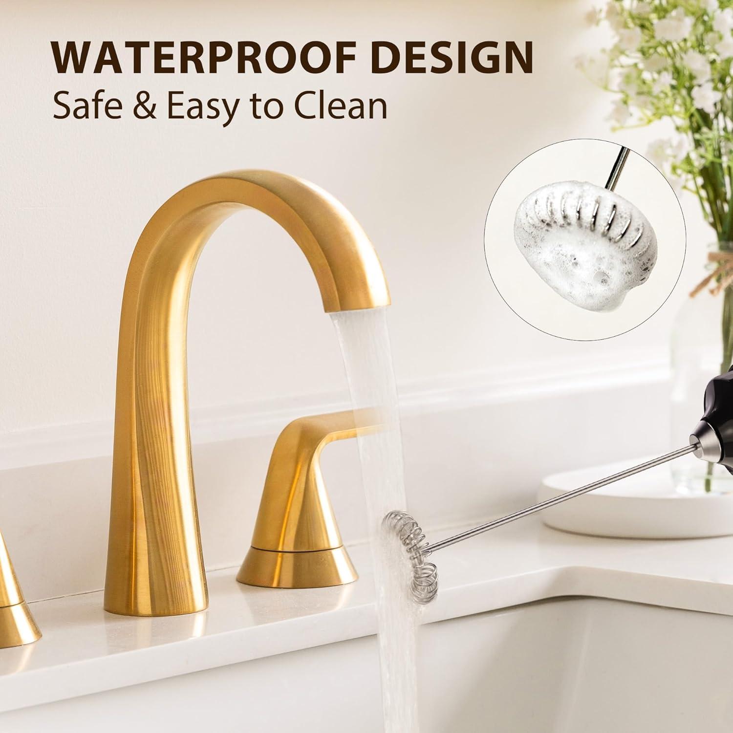 Espumador de Leche Eléctrico Rossedlyn NPQT, Portátil y Recargable