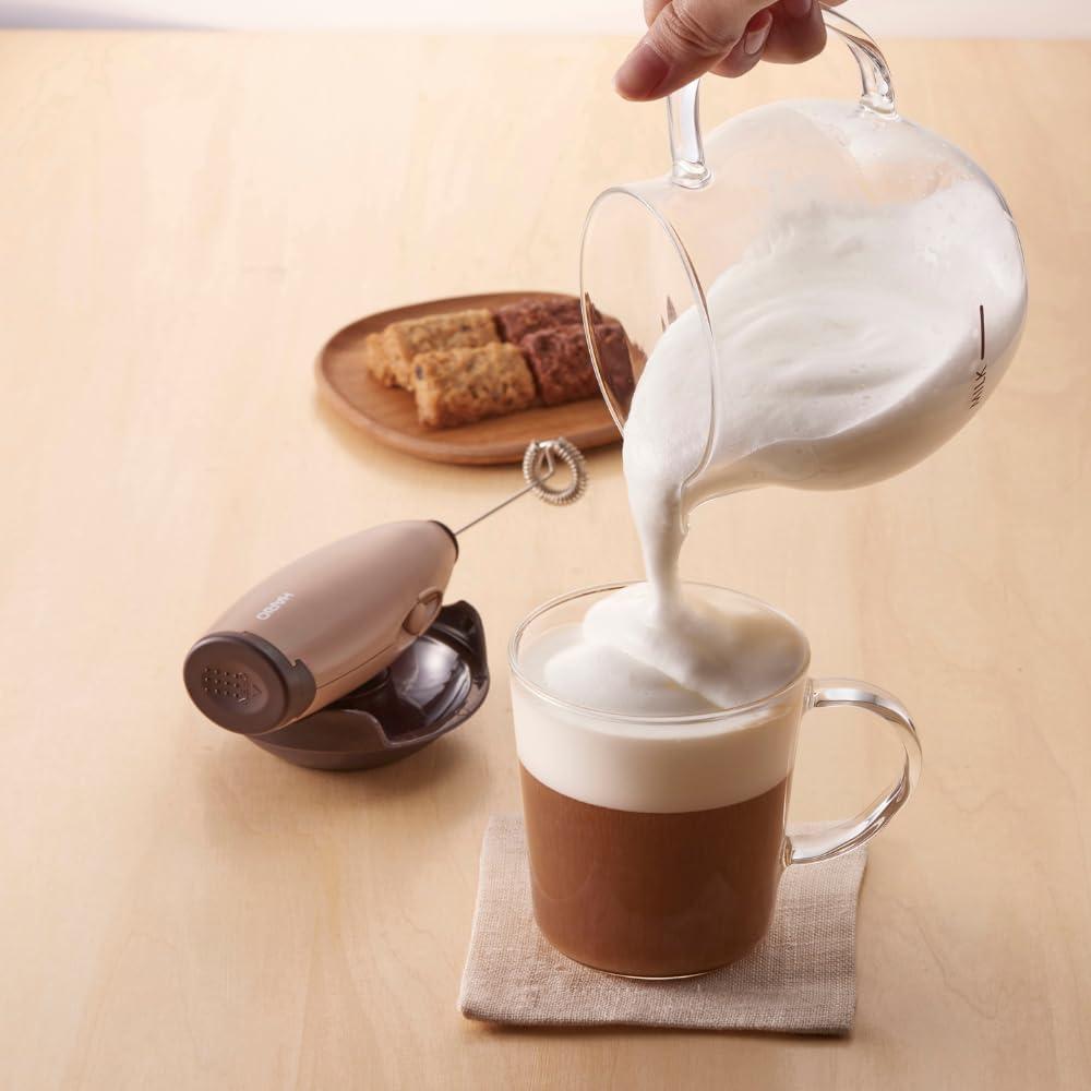 Espumador de Leche Eléctrico Hario Crema Z Marrón 130g