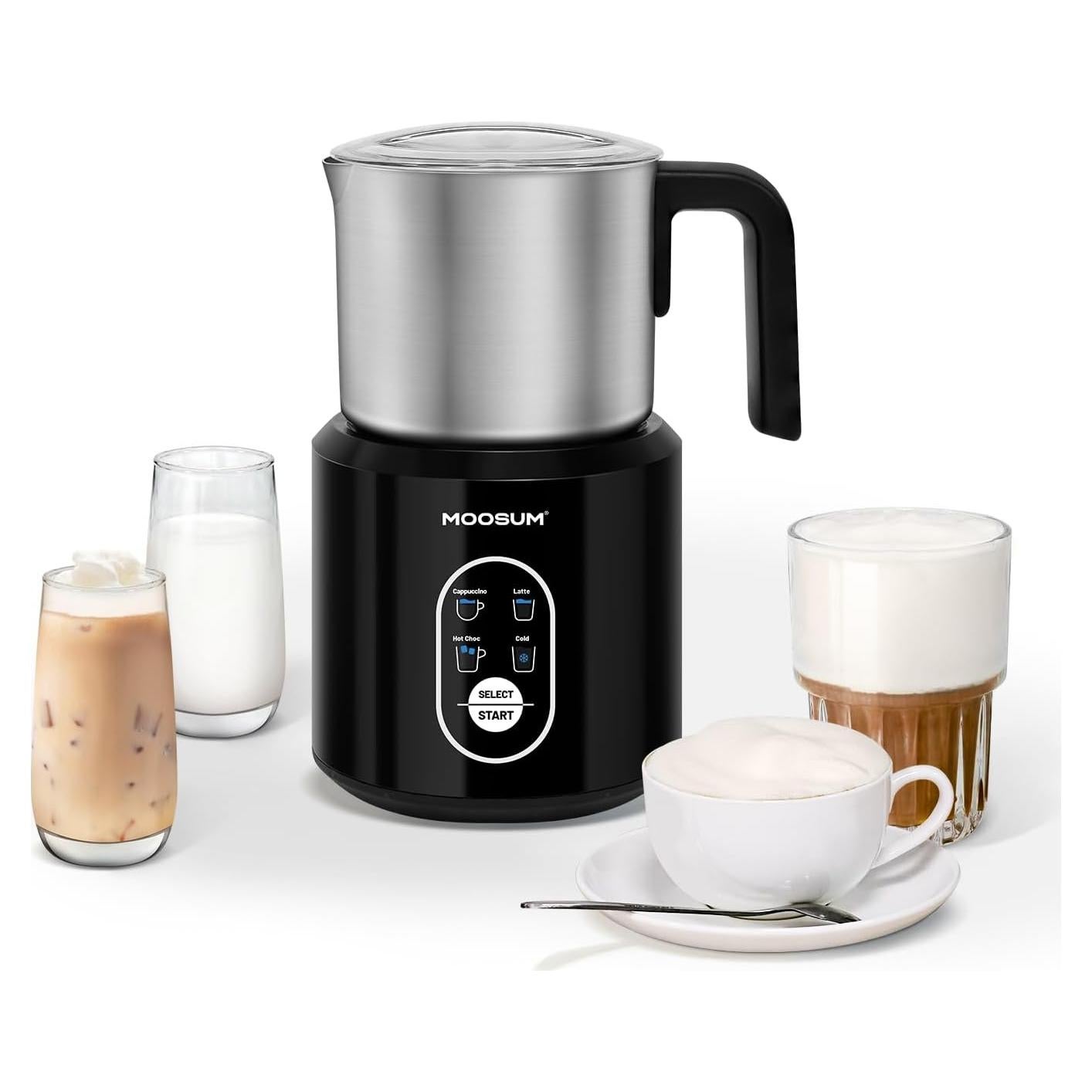 Espumador de Leche Moosum 500ml Acero Inoxidable Automático