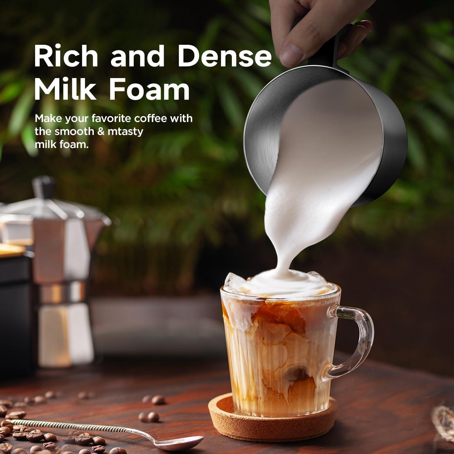 Espumador de Leche Moosum 500ml Acero Inoxidable Automático