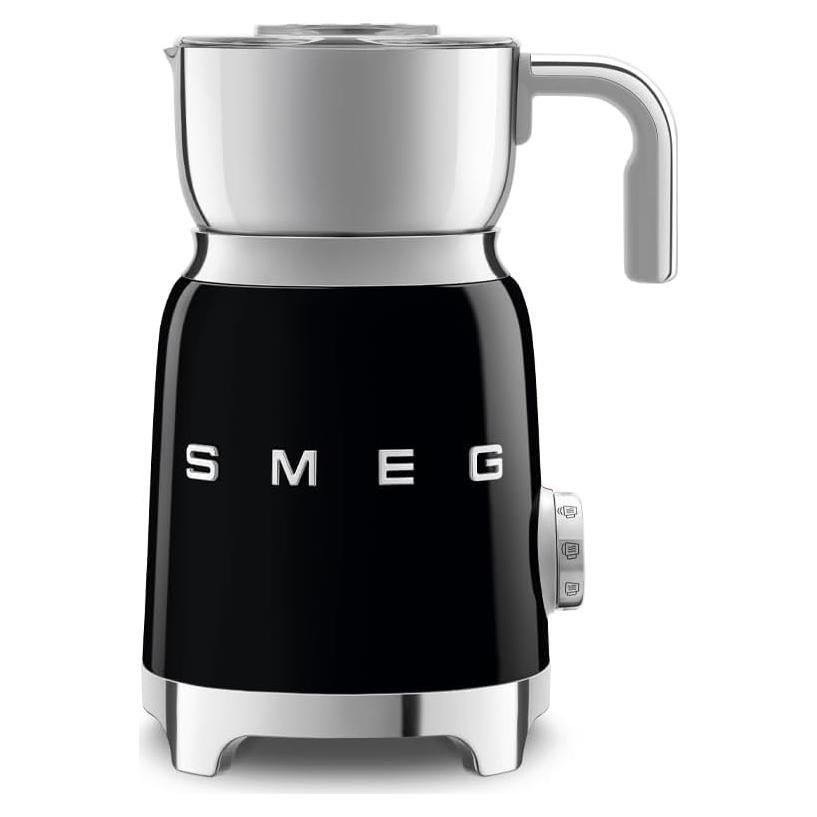 Espumador de Leche Smeg MFF01 Negro 500W Retro