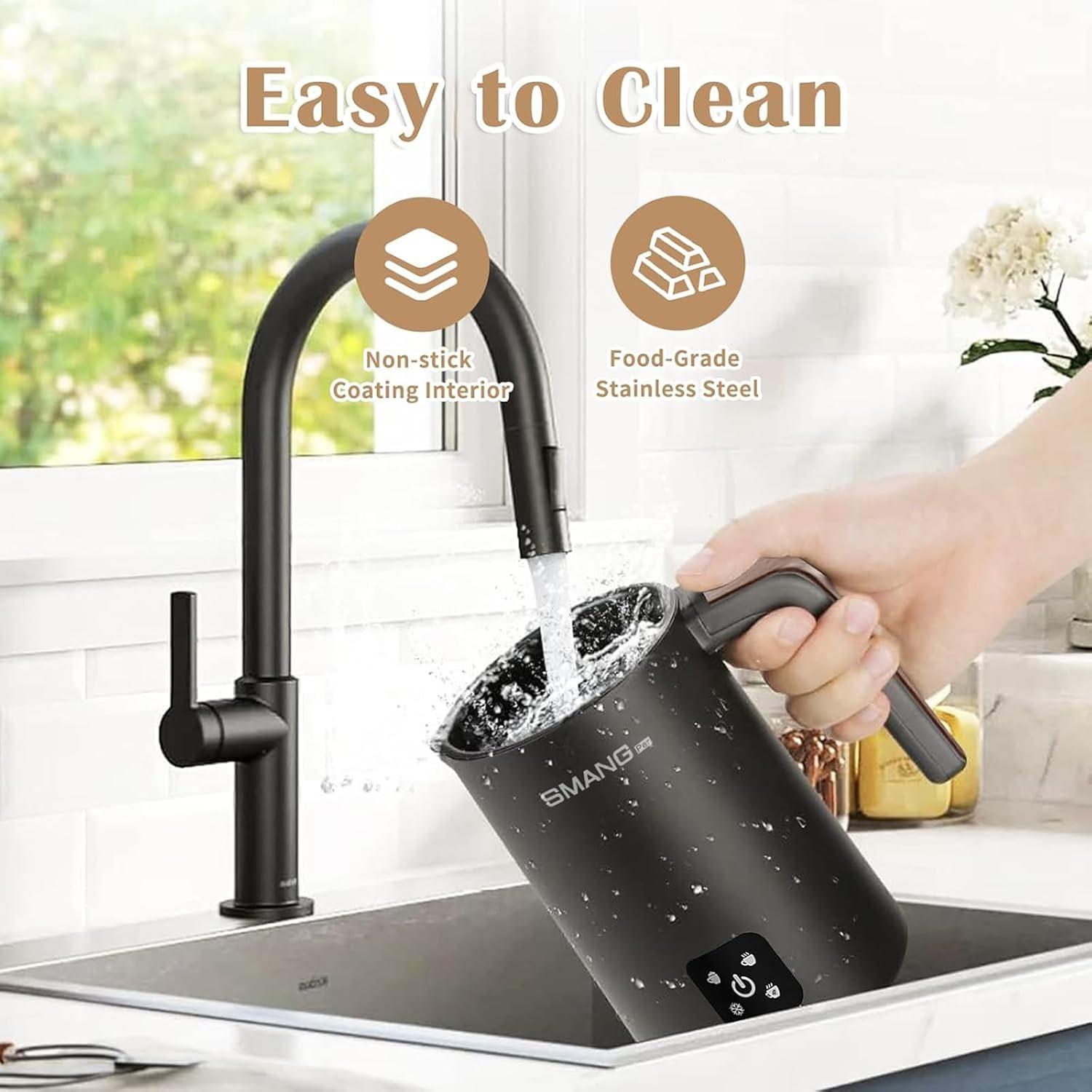 Espumador de Leche Eléctrico SMANGPER MF350 350ml 4 en 1