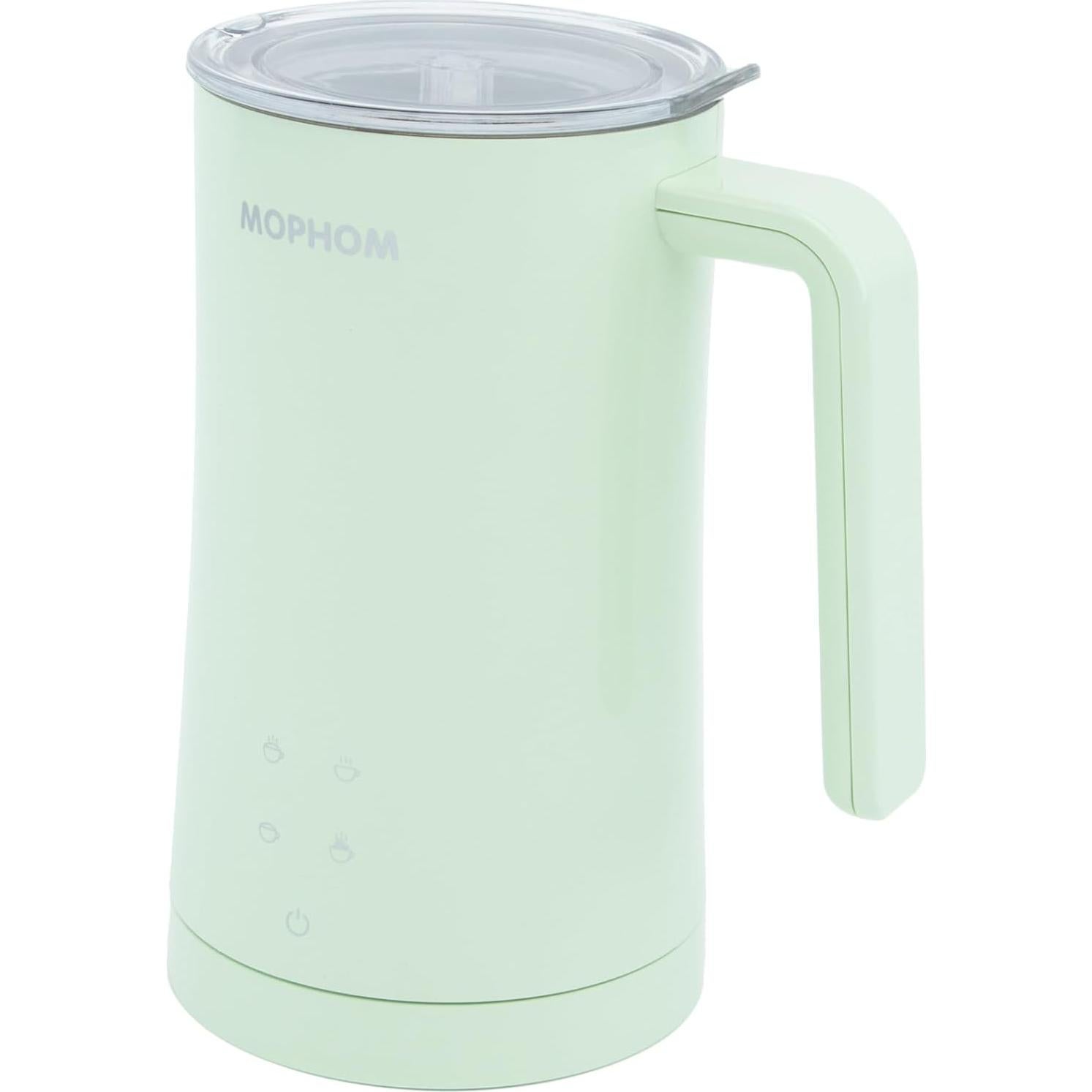 Espumador de Leche Eléctrico Mophom MMF02 350ml Verde 4 en 1